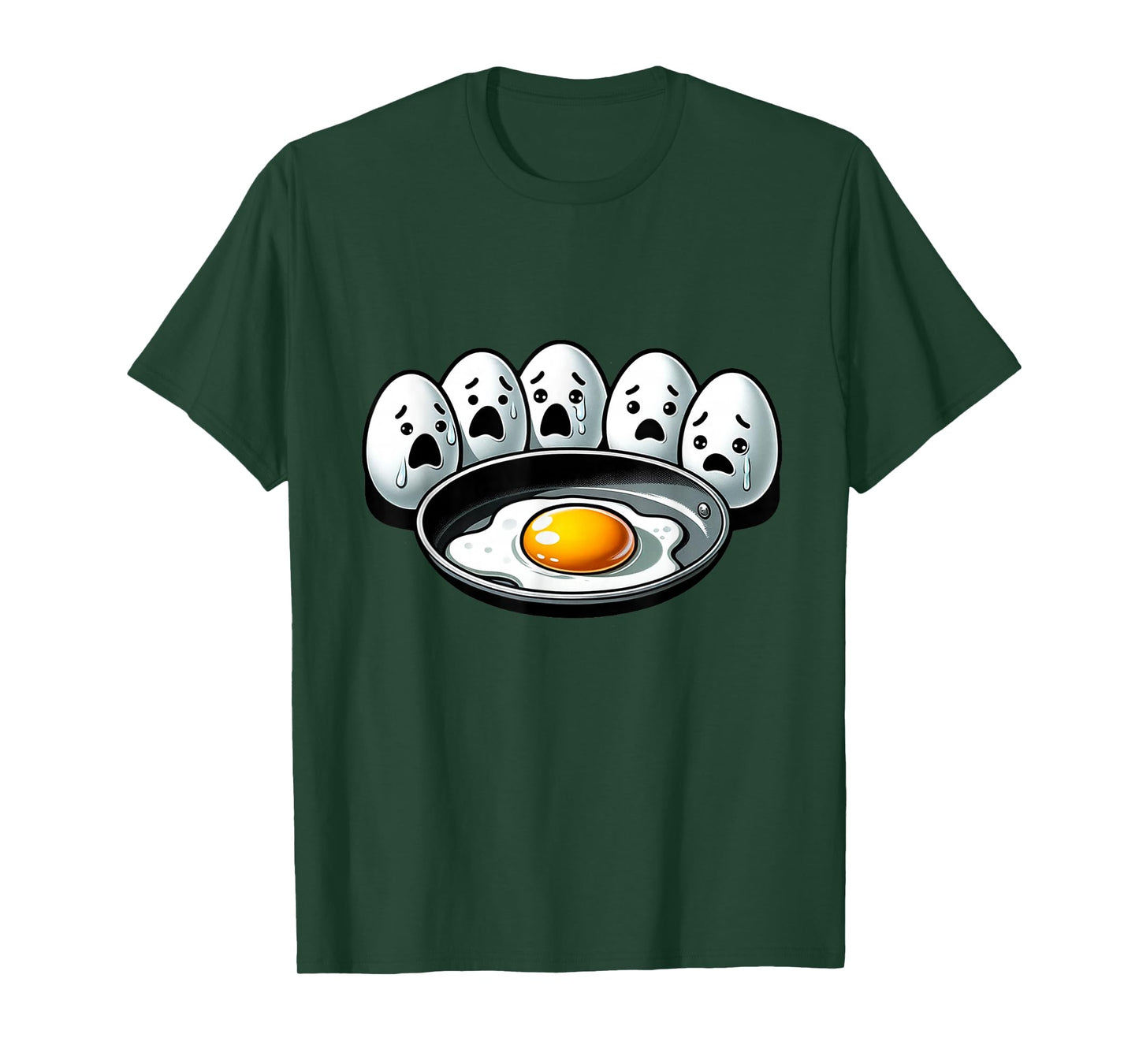 Witty Humor Quote Egg Memes Funny Egg Pun Cool Fried Egg T-Shirt, Small, Black