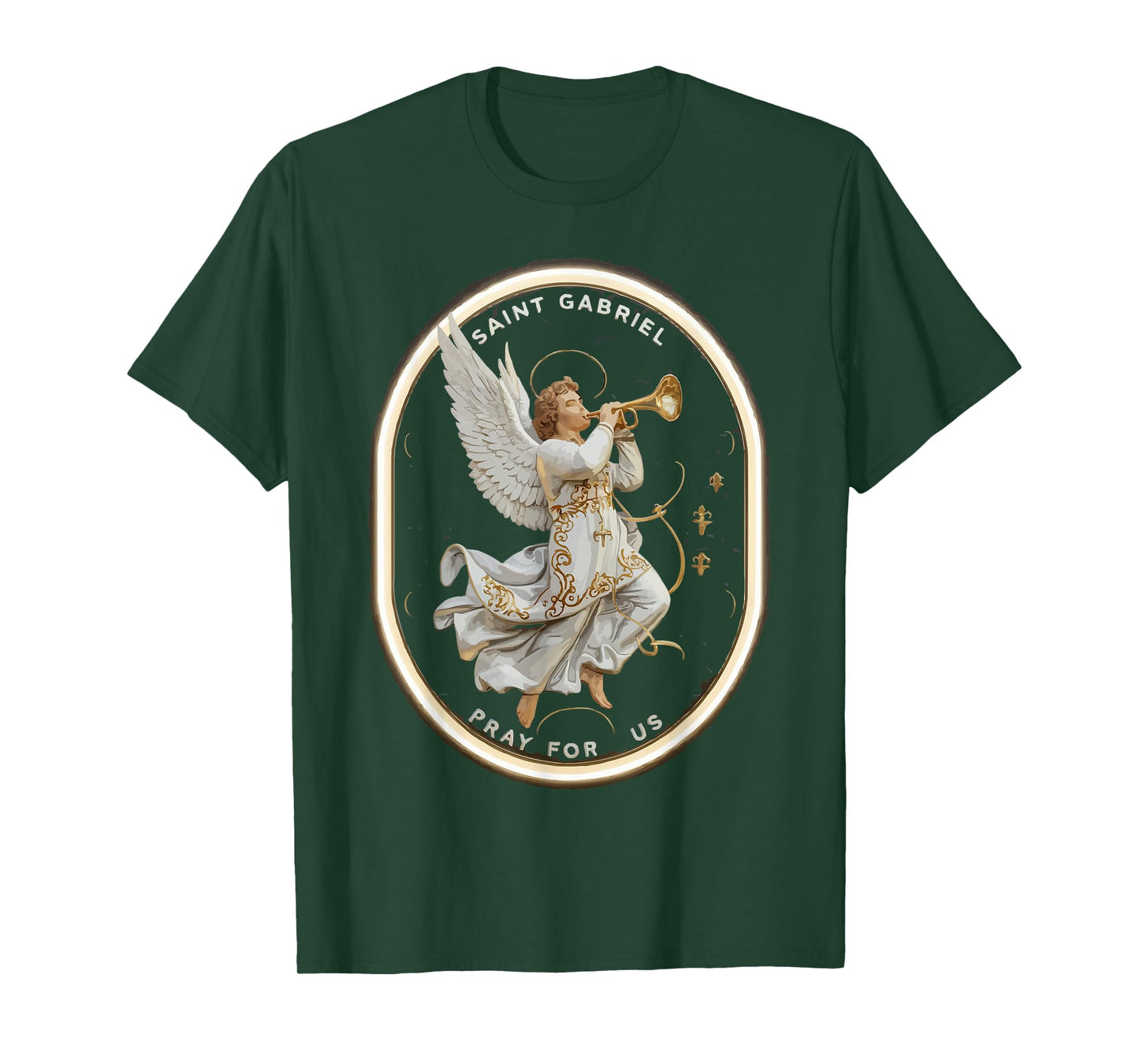 Archangel Gabriel Catholic Christianity Guardian Angel T-Shirt