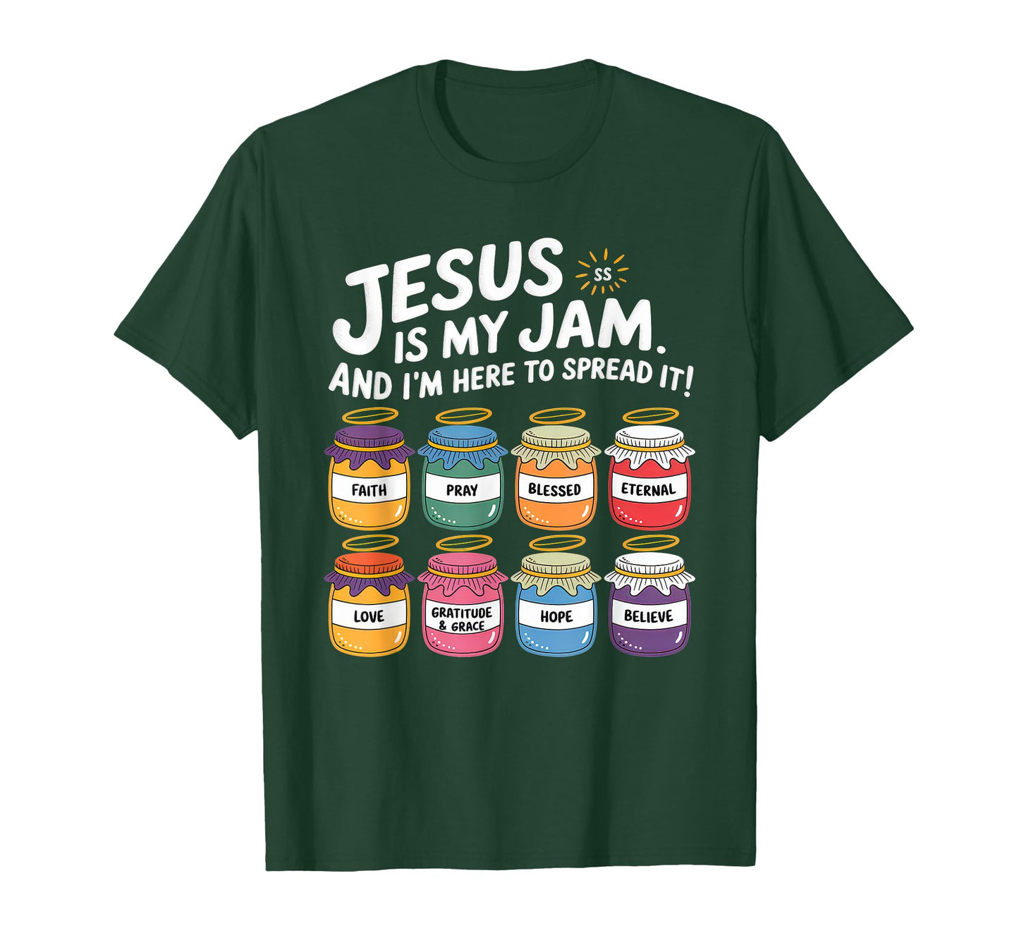 Jesus is My Jam Tshirt Men Women Christian Bible Verse T-Shirt