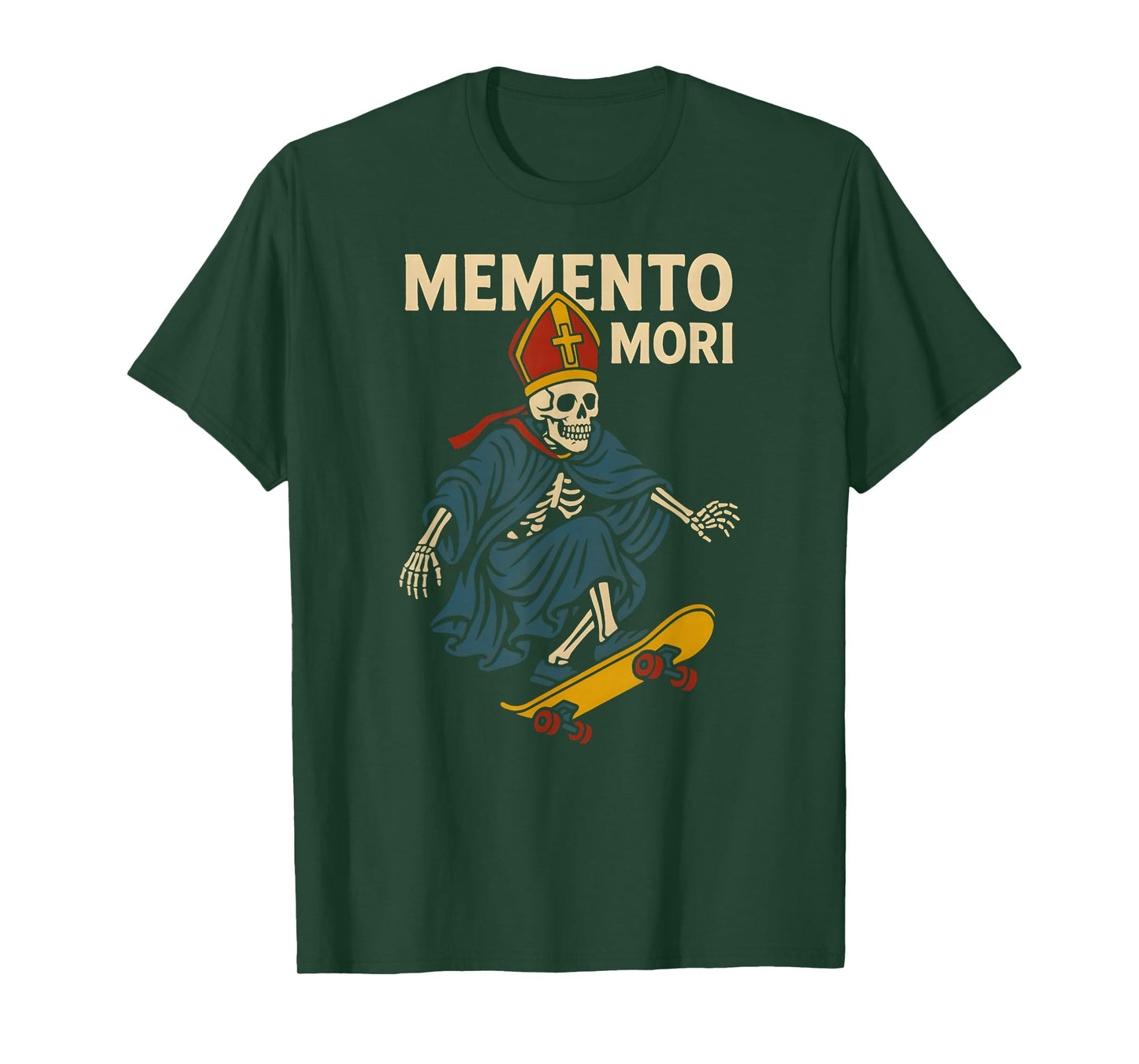 Catholic Memento Mori Vintage Mens Surgery Recovery T-Shirt
