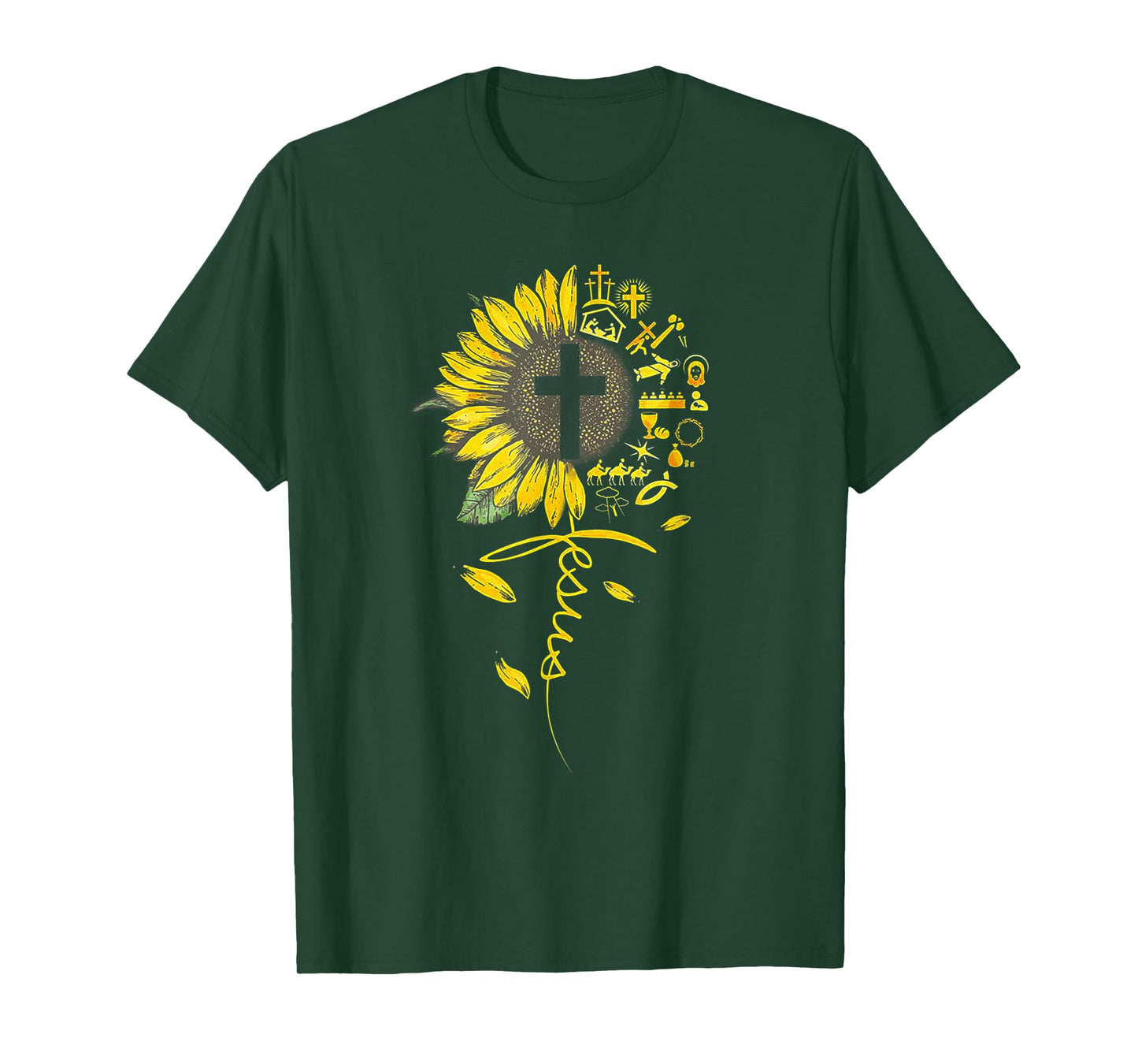 Jesus Sunflower TShirt - Funny Christian sunflowers Gift