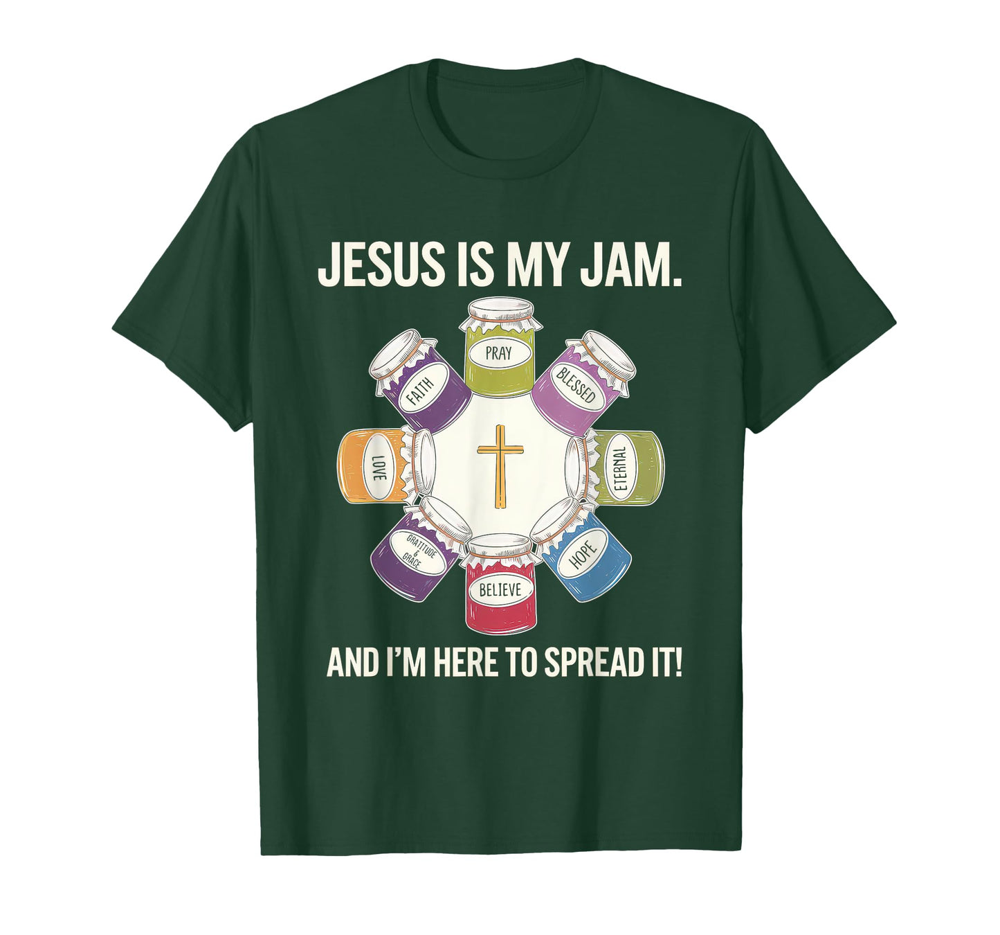 Jesus is My Jam Tshirt Men Women Christian Bible Verse T-Shirt