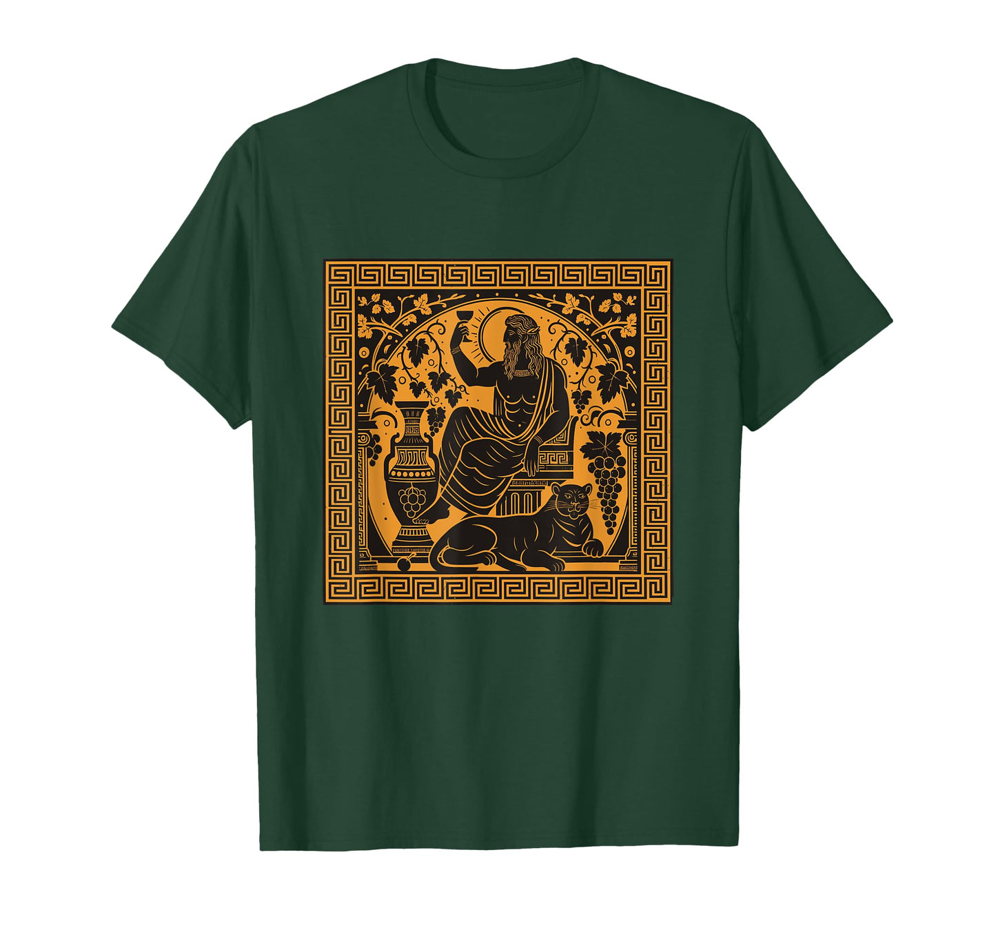 Dionysus Greek God Mythology Ancient Art T-Shirt