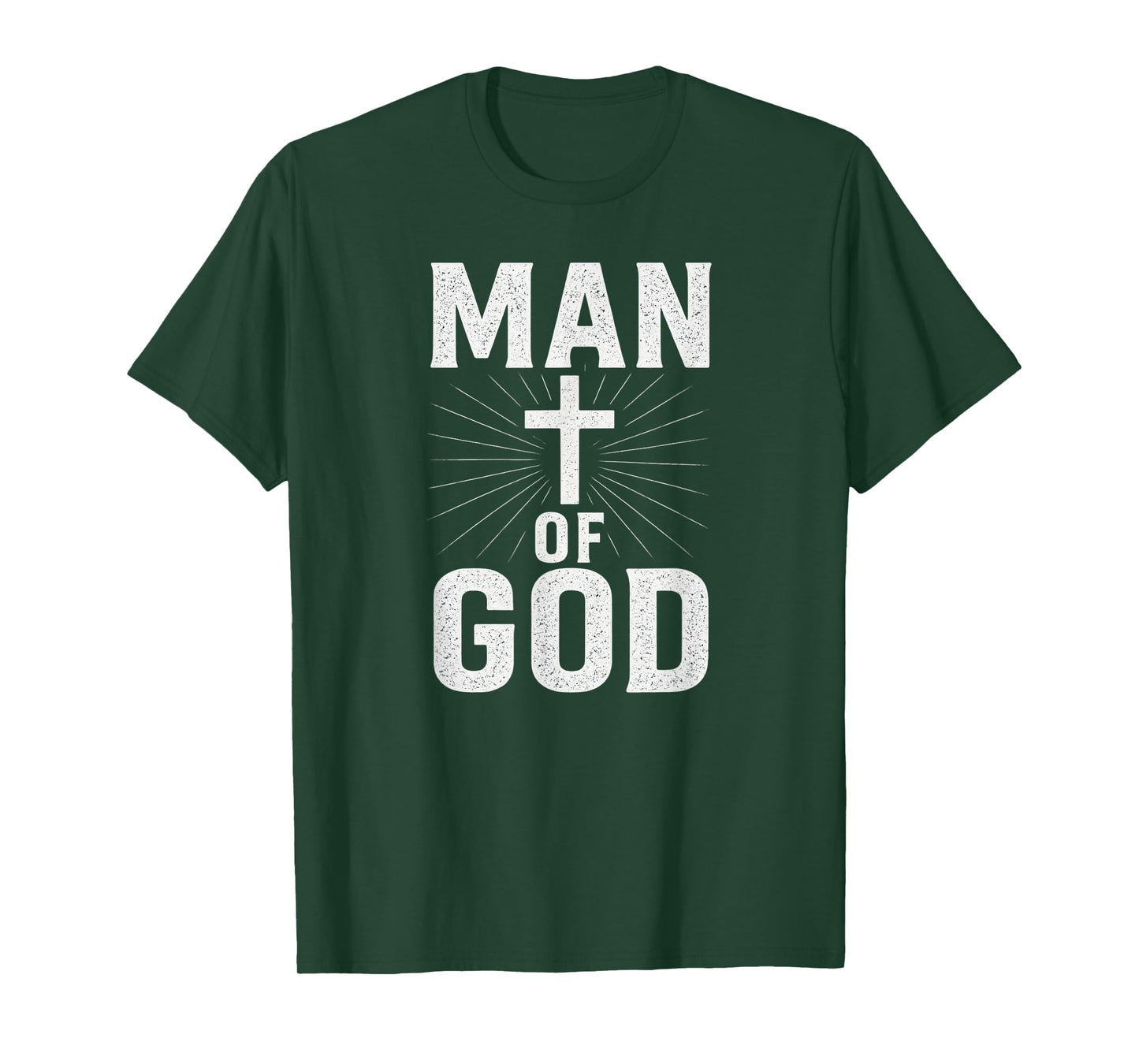 Man of God Husband Christian Faith Dad Grandfather Uncle T-Shirt