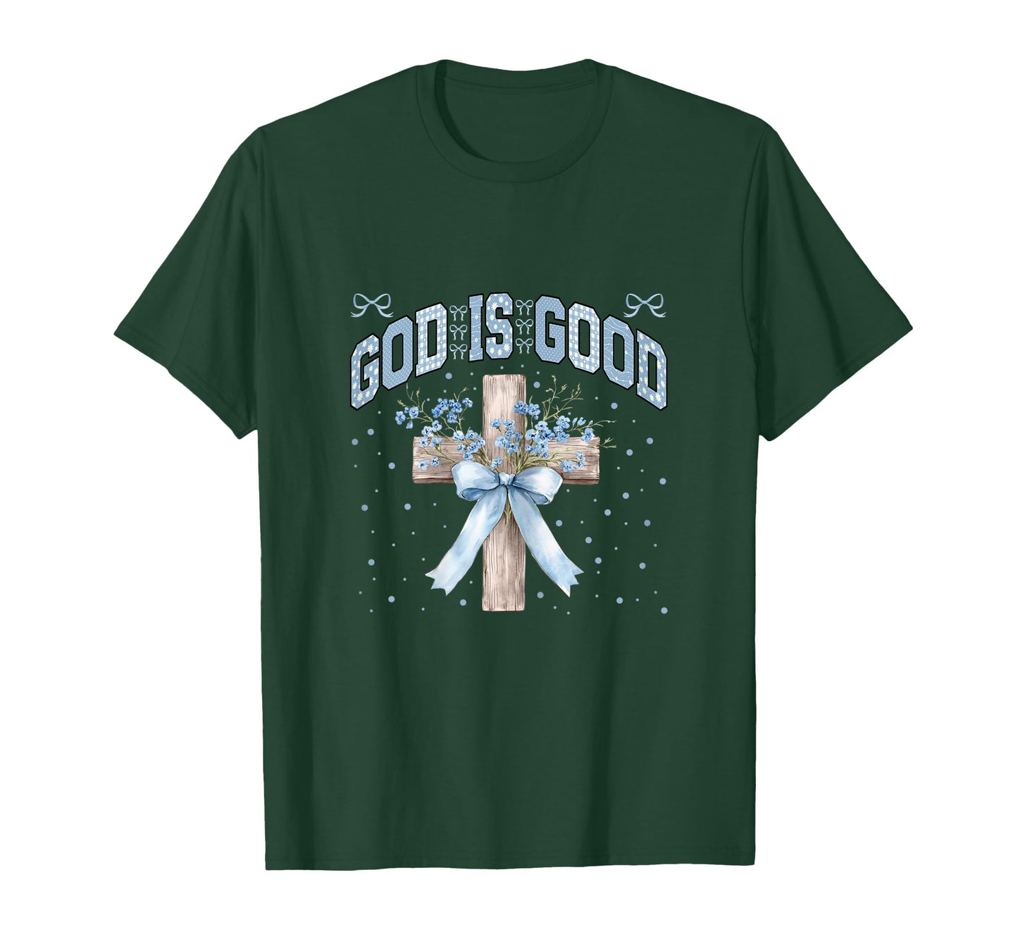 Faith Religious Cross Bow God is Good T-Shirt