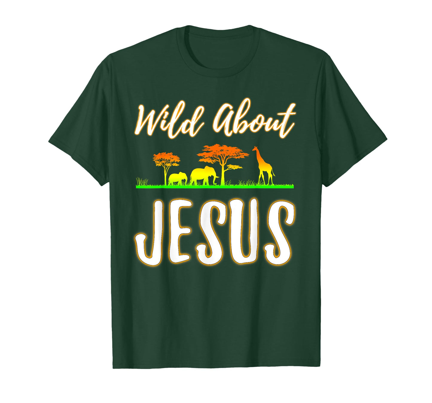 Jesus VBS Men Women Kids Wild About Jesus Christian Faith T-Shirt