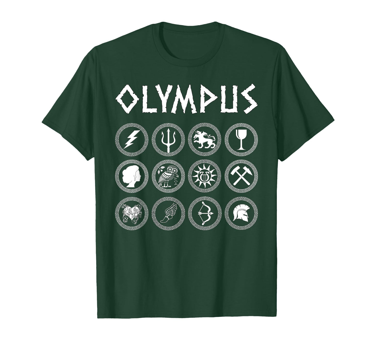 Greek Gods and Goddesses of Olympus Greek Mythology T-Shirt