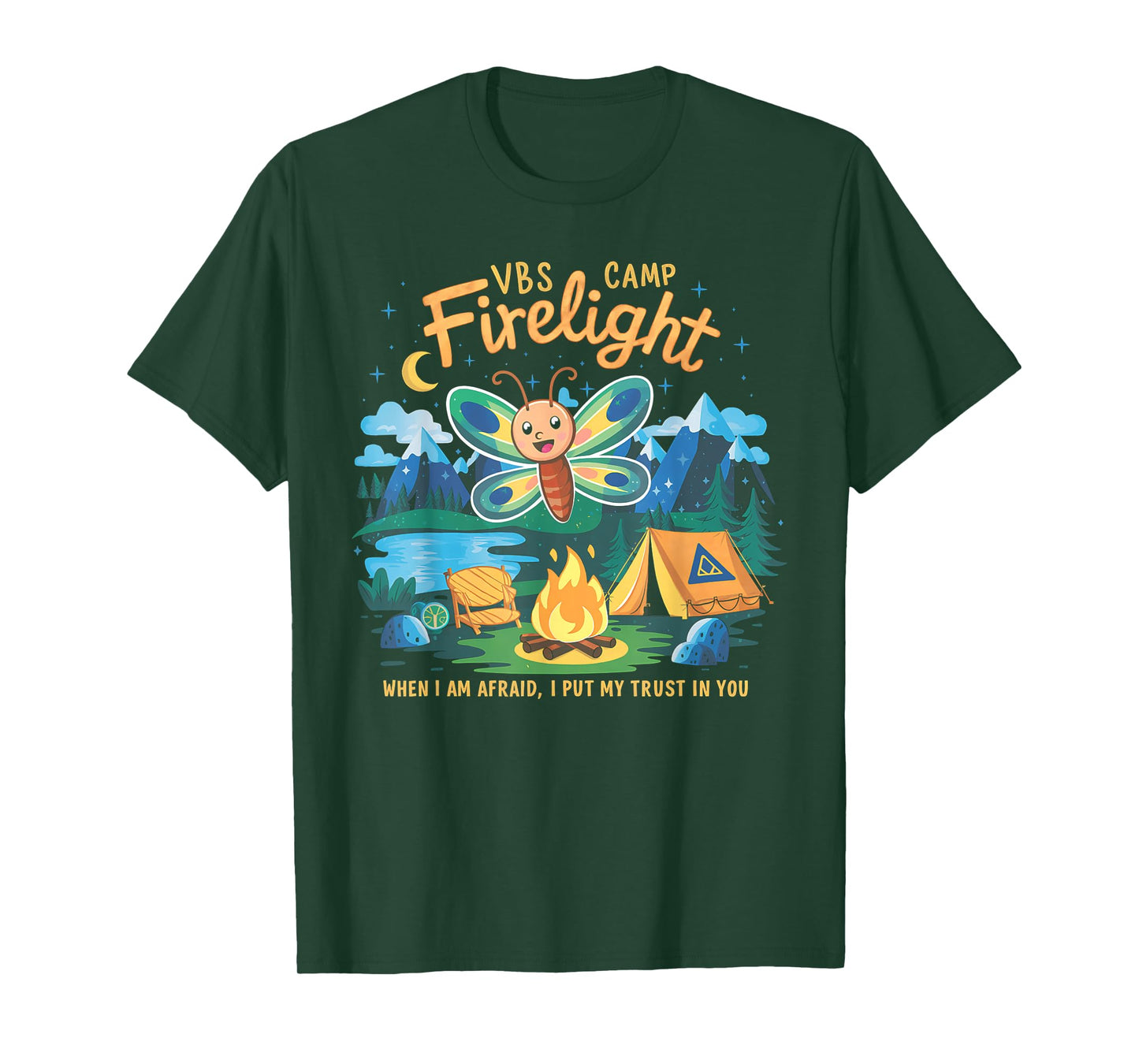 Camp Firelight VBS Camp Vacation Bible School Firework 2024 T-Shirt