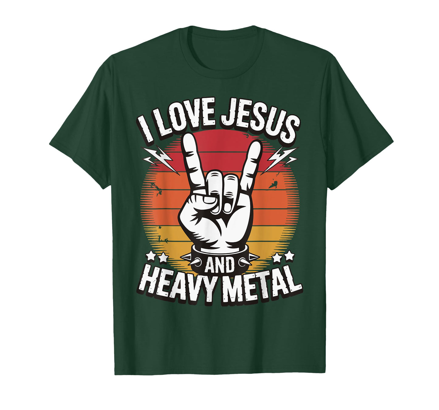 I Love Jesus And Heavy Metal T-Shirt