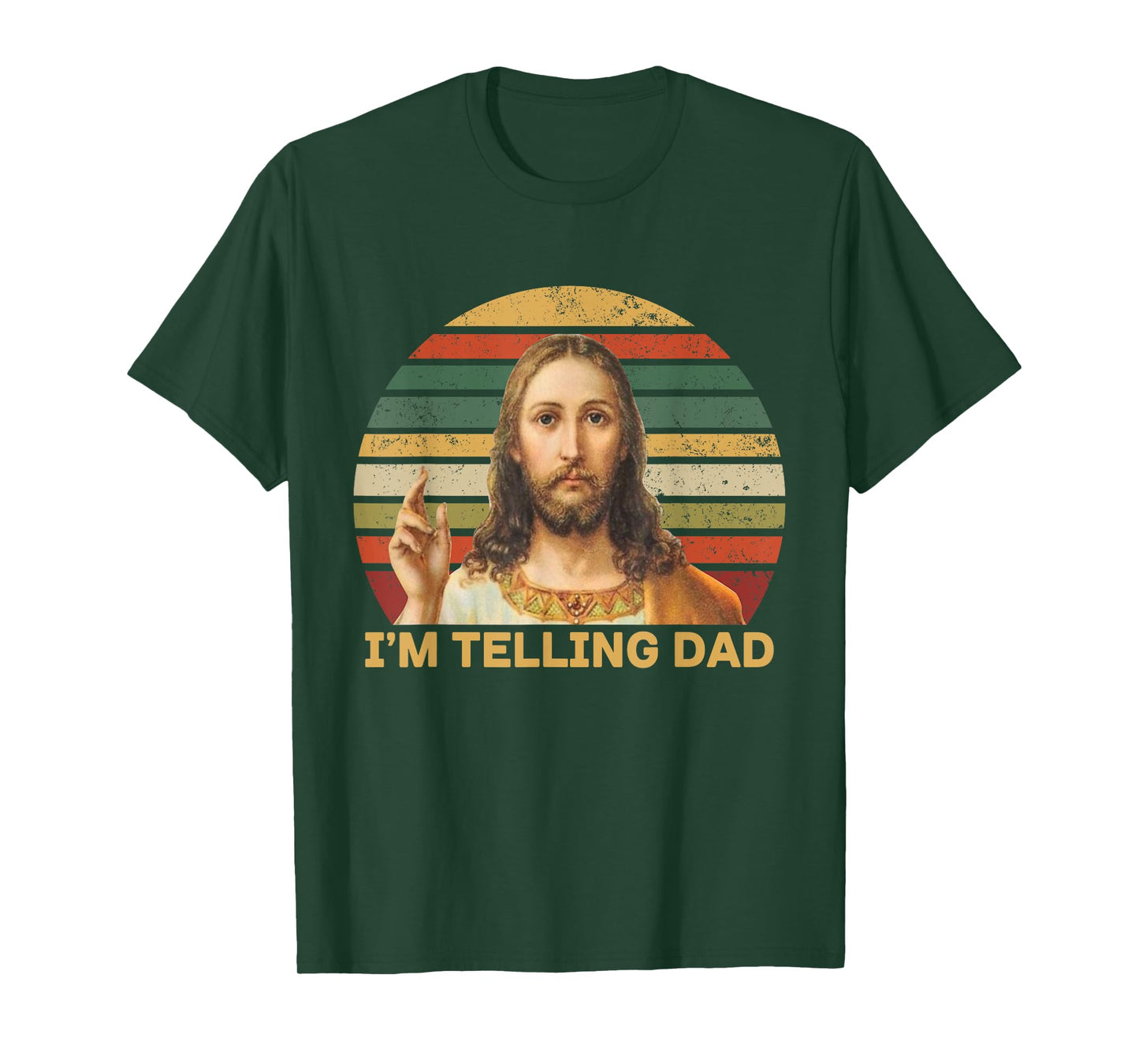 I'm Telling Dad Funny Religious Christian Jesus Meme T-Shirt