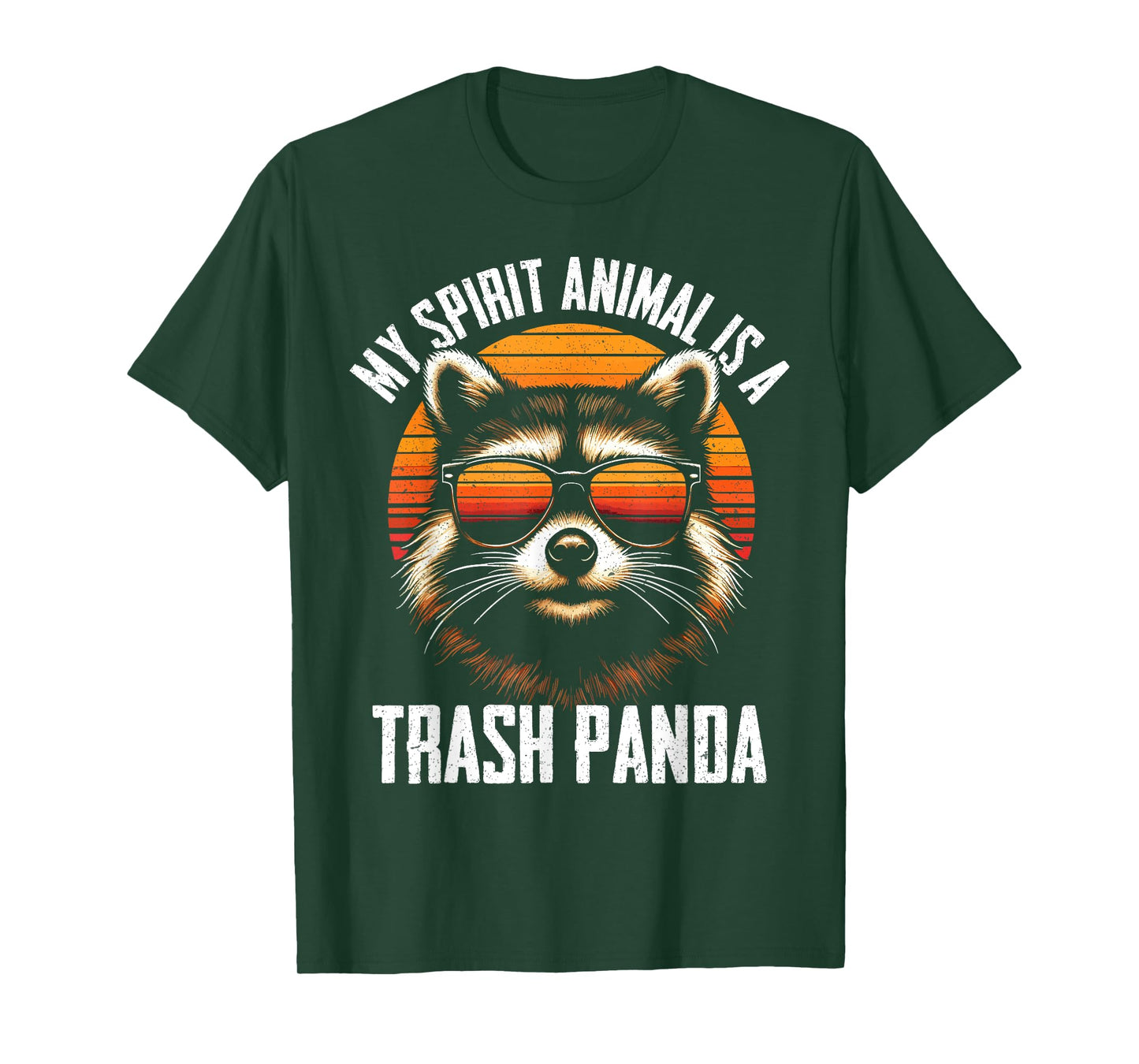 Funny Racoon Art For Women My Spirit Animal is a Panda Trash T-Shirt