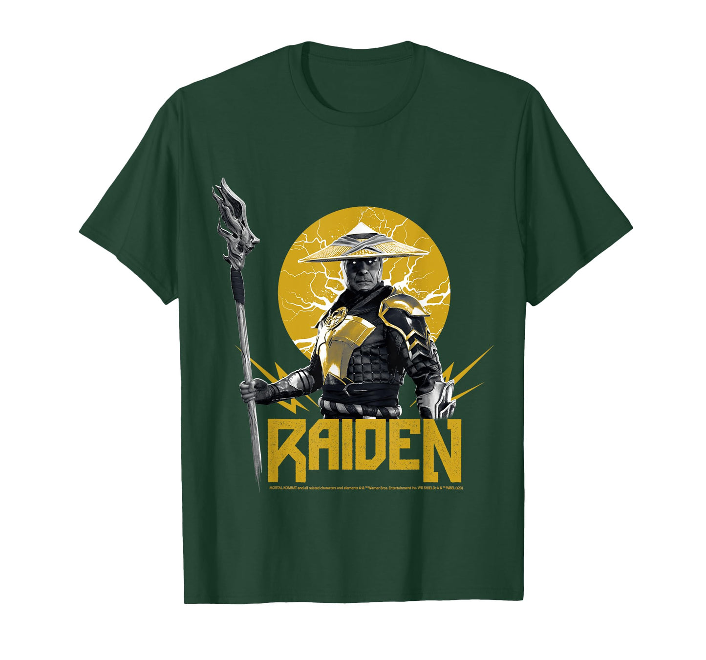 Mortal Combat Merch Raiden Electric Power Imagery T-Shirt
