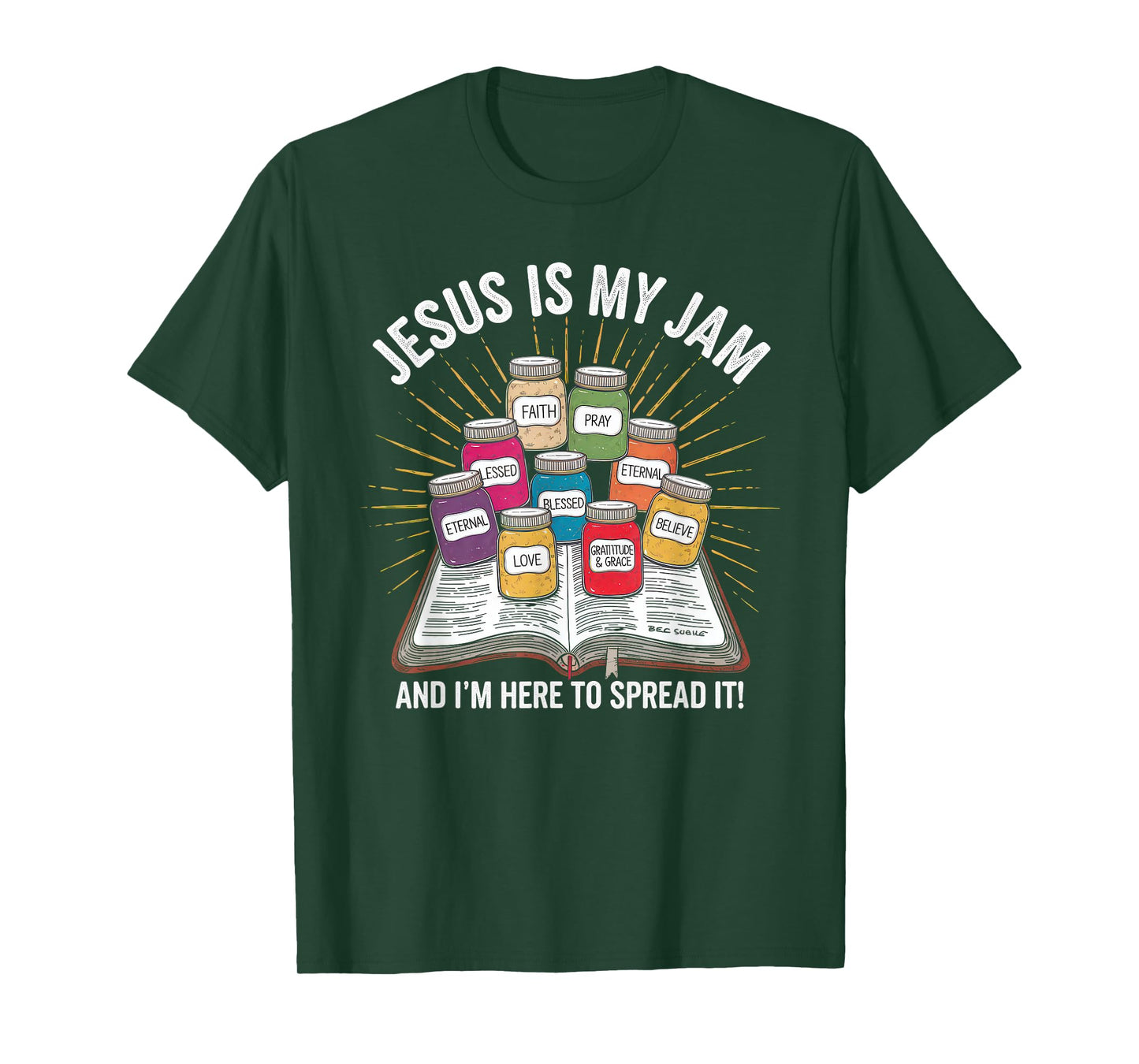 Jesus is My Jam Tshirt Men Women Christian Bible Verse T-Shirt