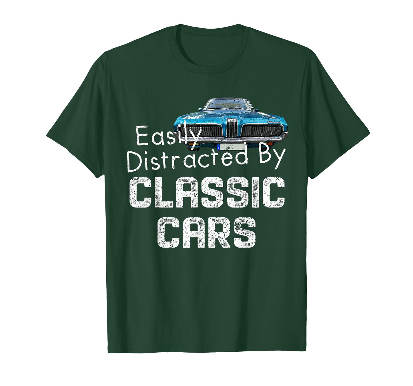 1968 68 Mercury Cougar easily distracted by classic car T-Shirt