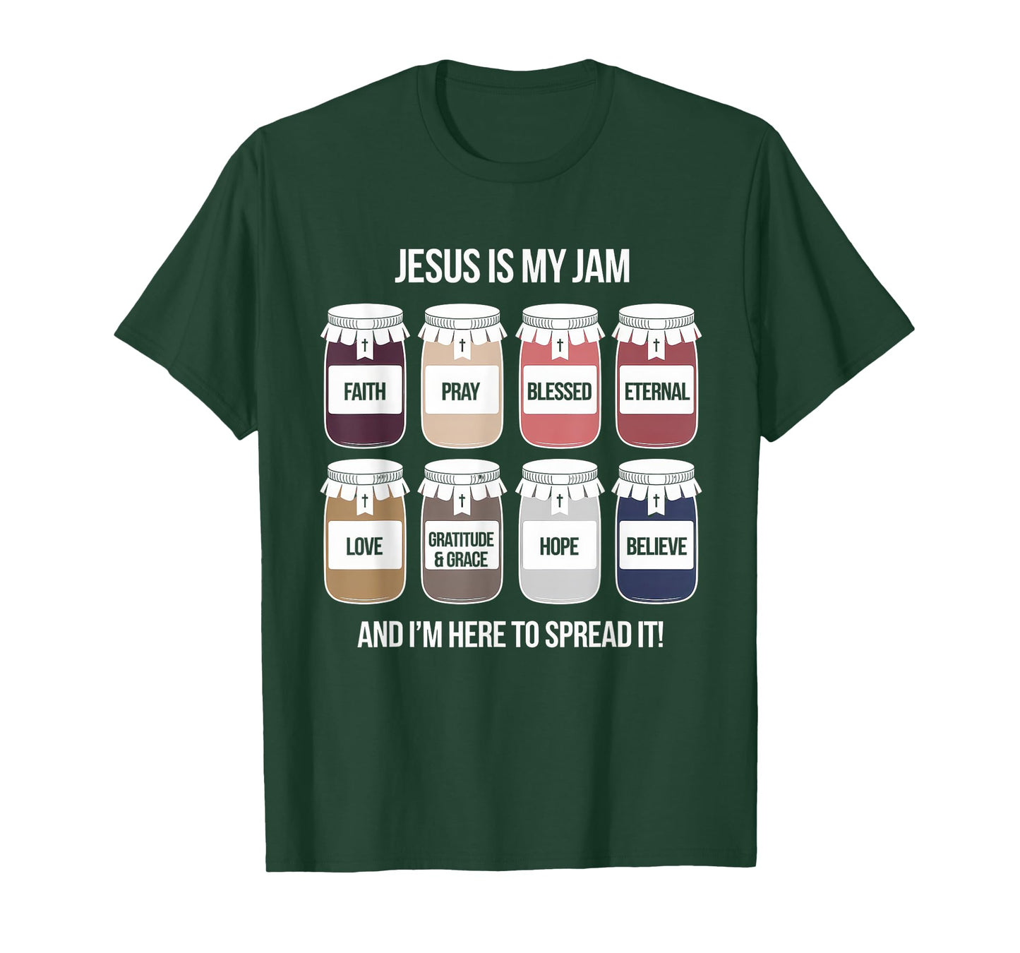 Jesus is My Jam Tshirt Men Women Christian Bible Verse T-Shirt
