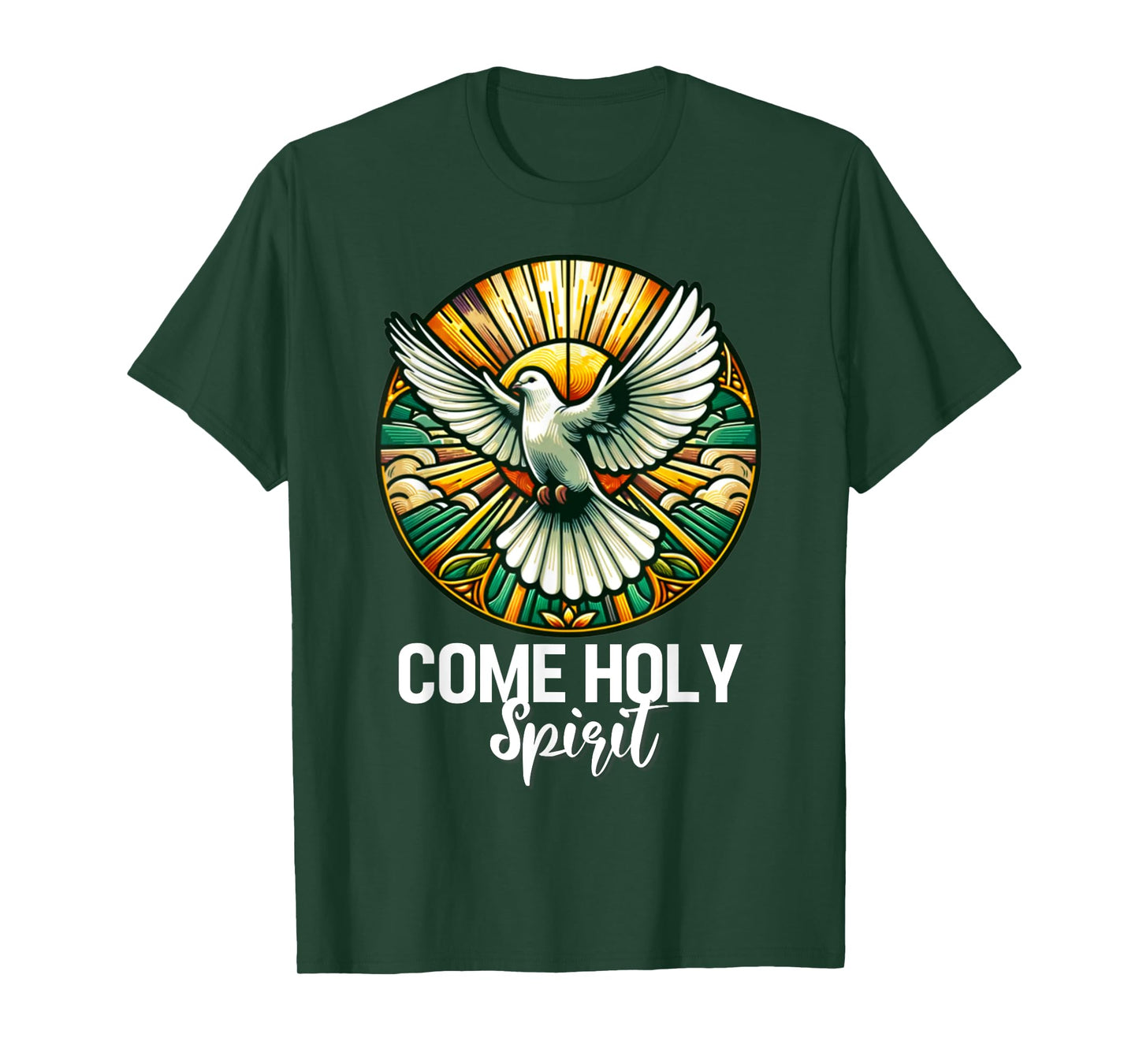 COME HOLY SPIRIT Dove Christian Gifts For Men And Women Tees T-Shirt