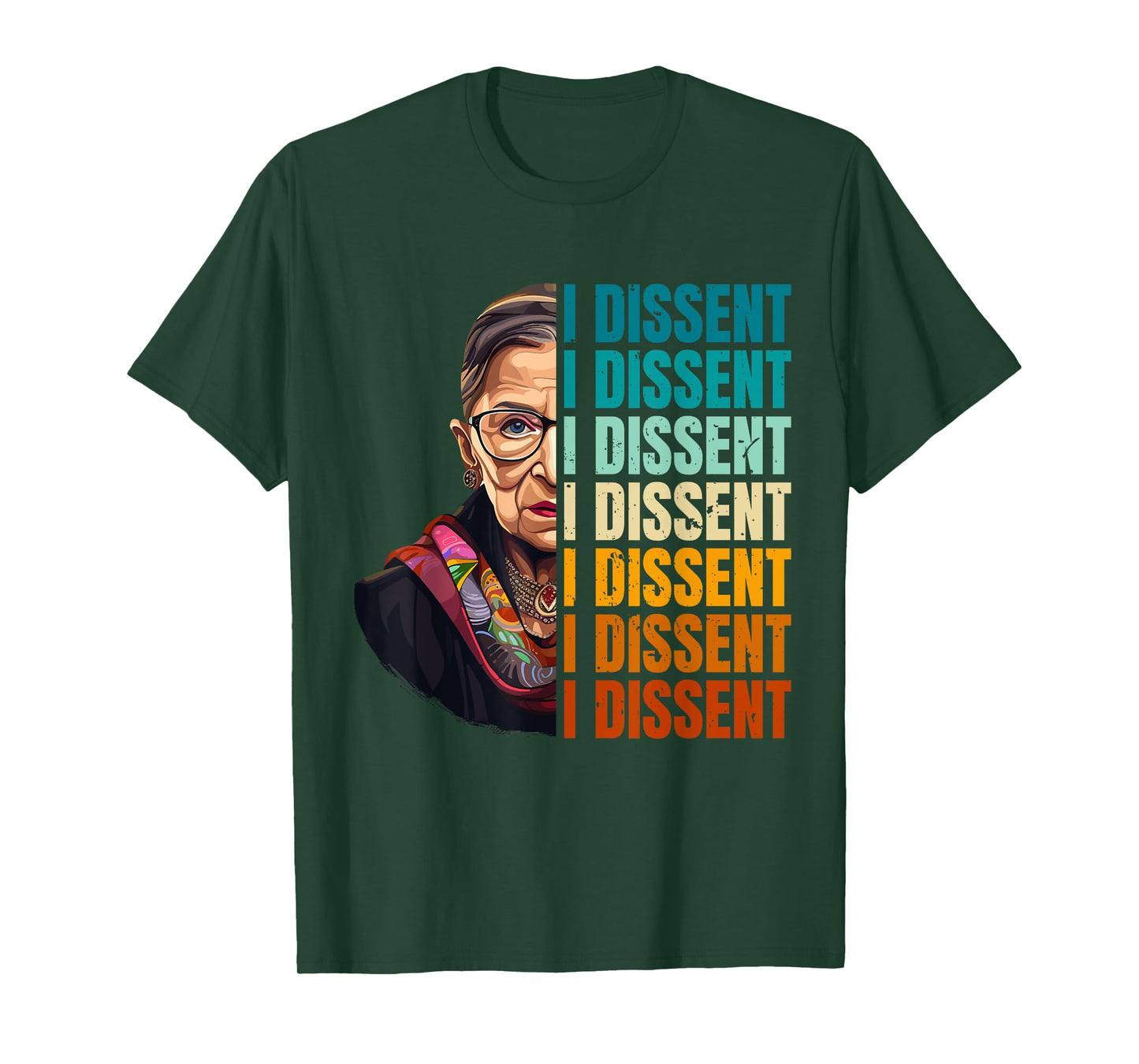 I Dissent Vintage Ruth Bader Ginsburg Quote T-Shirt