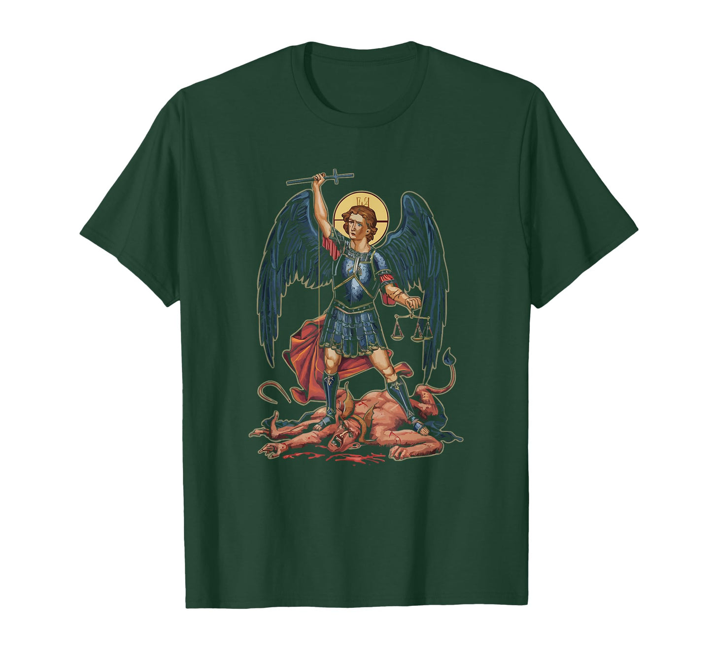 Archangel Catholic Religion Christianity Guardian Angel T-Shirt