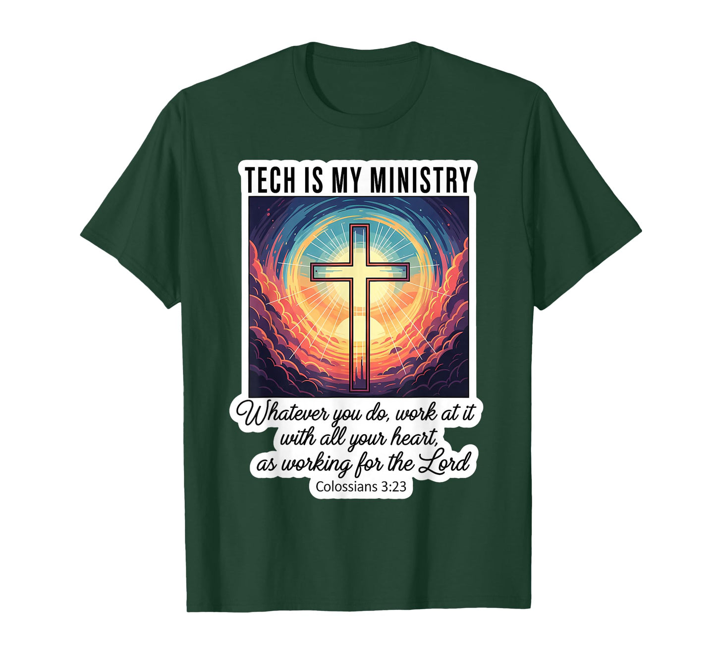 Christian Technology Expert Tech is My Ministry Jesus Christ T-Shirt