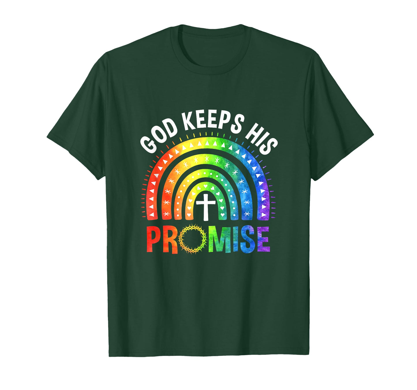 God Keeps His Promise Rainbow LGBT Christian Bible Religious T-Shirt