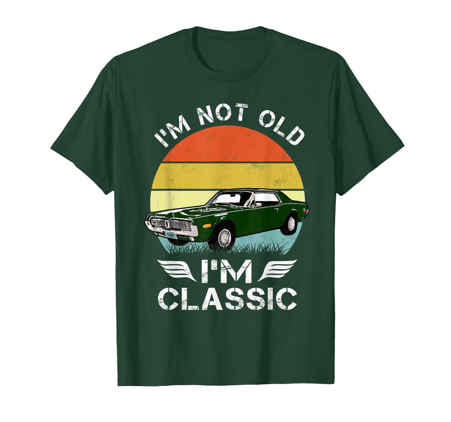 1968 68 Mercury classic Cougar Vinatge cars T-Shirt