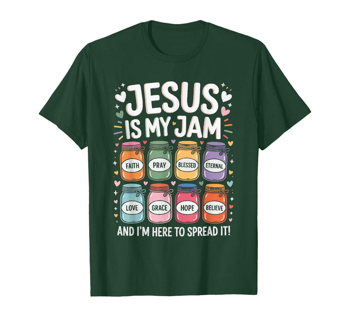 Jesus is My Jam and Im Here to Spread Christian Mom Women T-Shirt