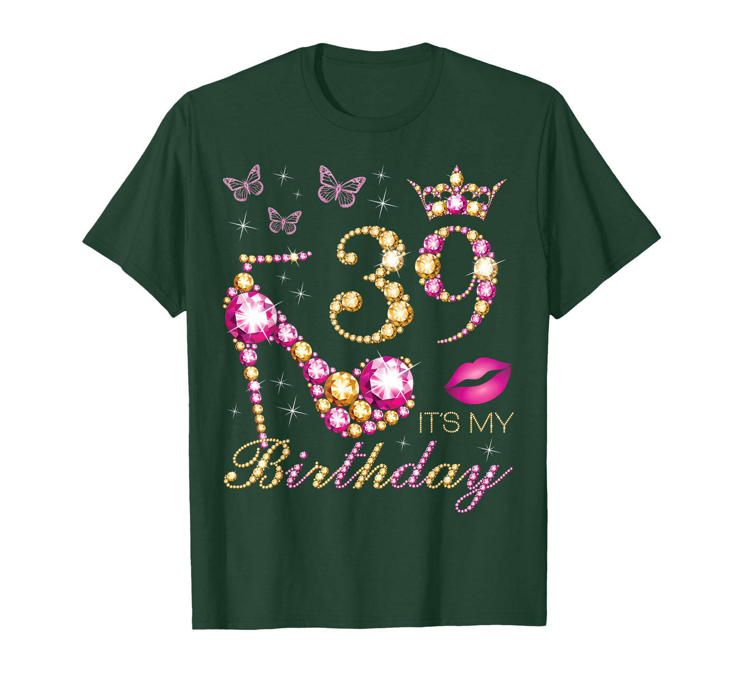 39 It's My Birthday, 39 Years Old, It's My 39th Birthday T-Shirt