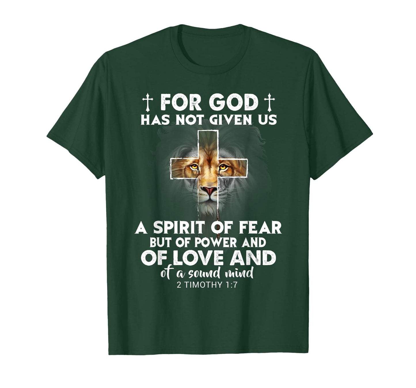 for God Spirit Judah Lion Christians Bible Verse T-Shirt