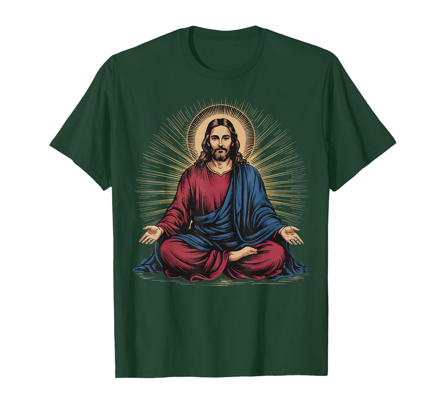 Jesus Meditating Christian Meditation T-Shirt