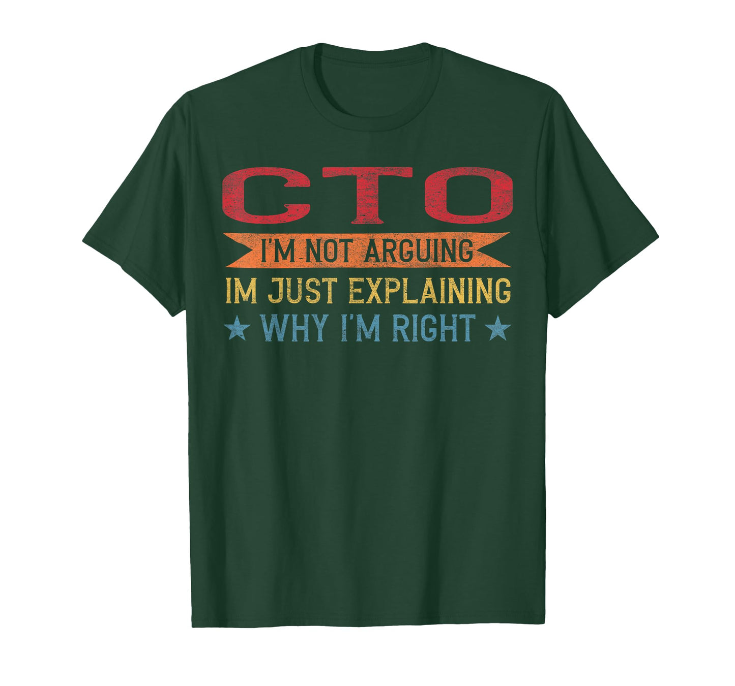 Funny CTO Gift Ideas Funny Profession Quote CTO T-Shirt - Unisex-Adults, Black, Small, Short Sleeve