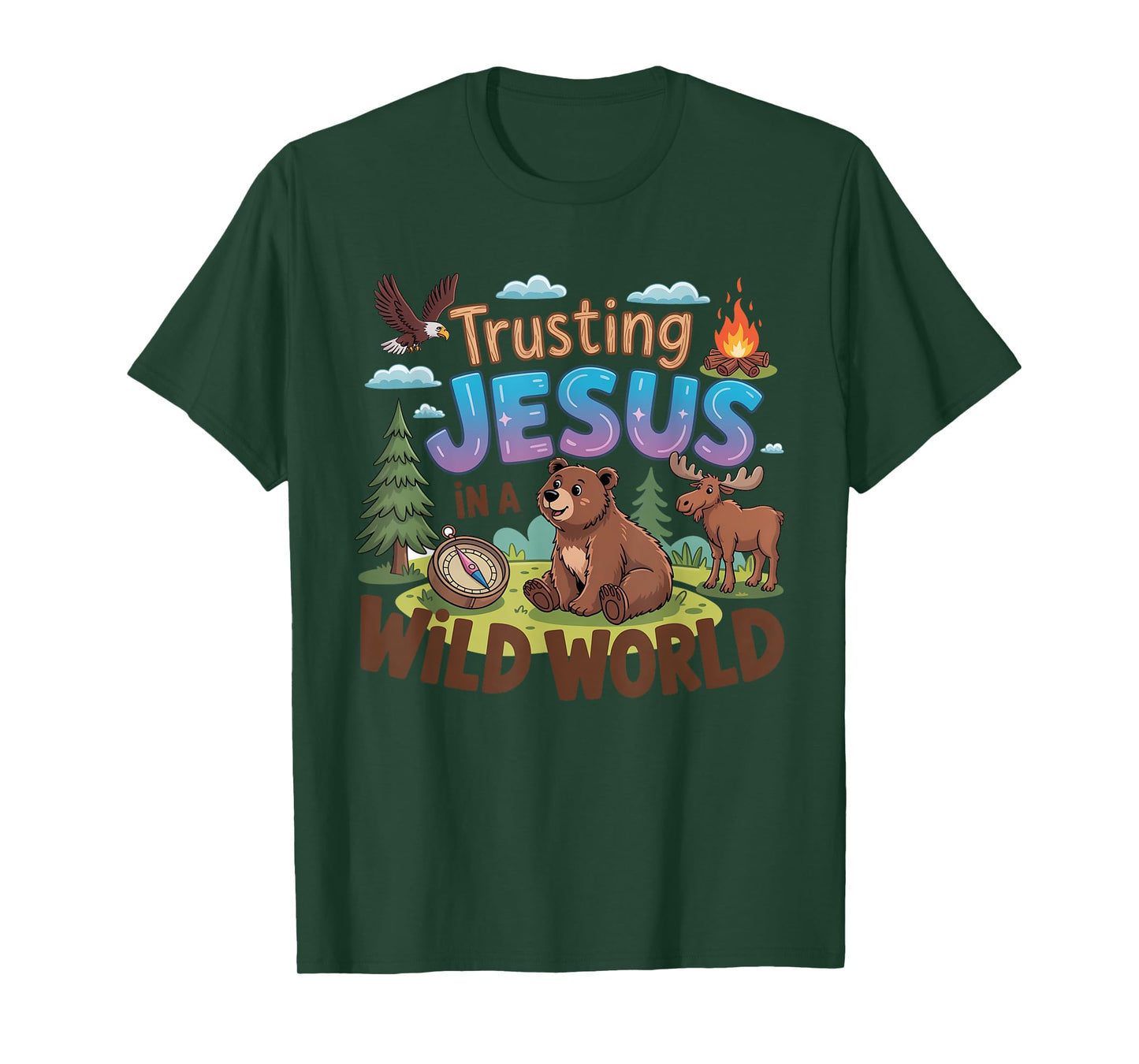 True North VBS Trusting Jesus In A Wild World Summer Camp T-Shirt