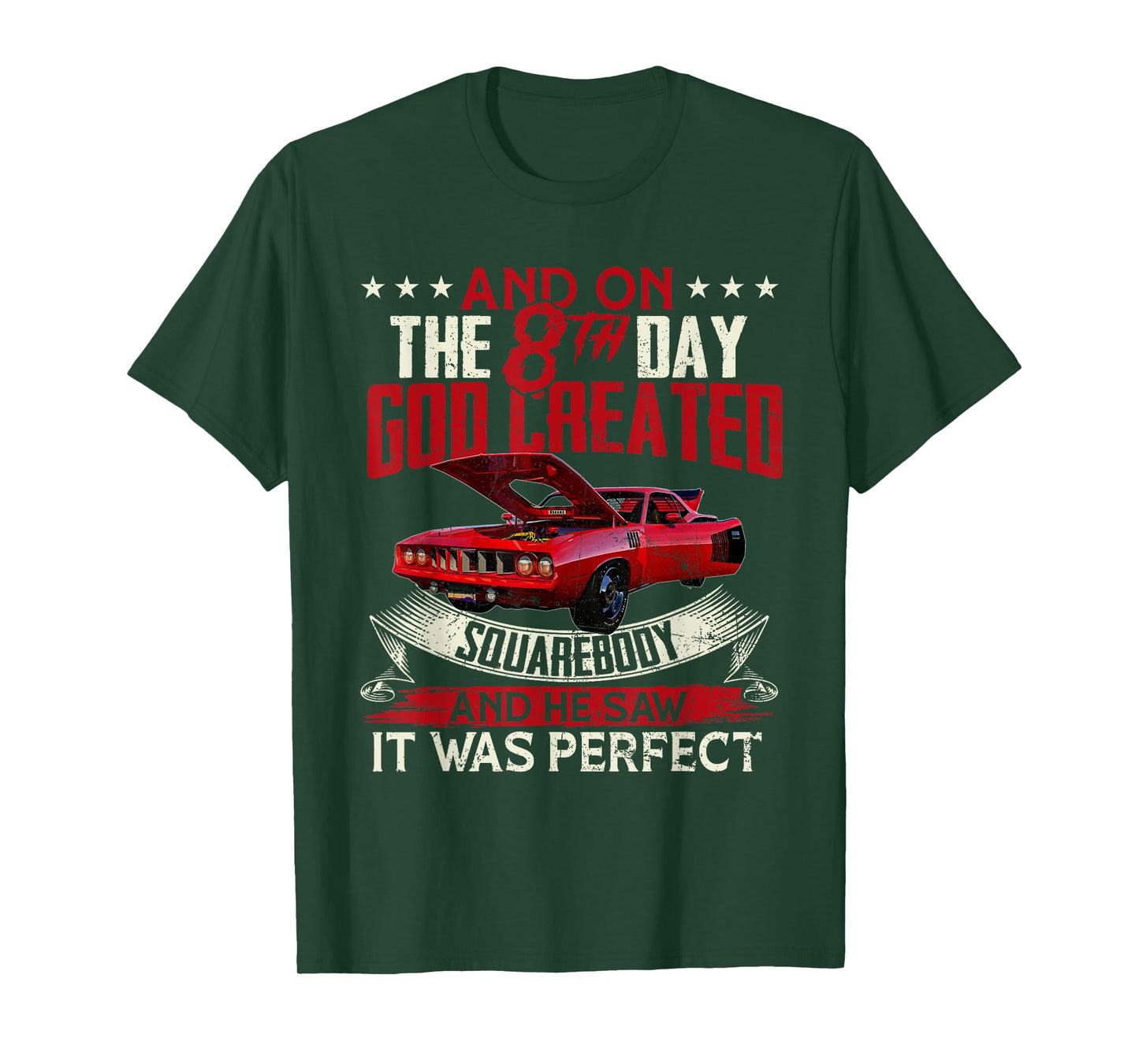 Hemi cuda plymouth barracuda And on the 8th god Muscle car T-Shirt