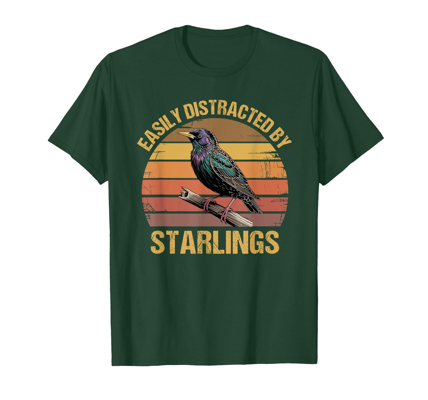 Common European Starling Bird Watching Lover Funny Saying T-Shirt