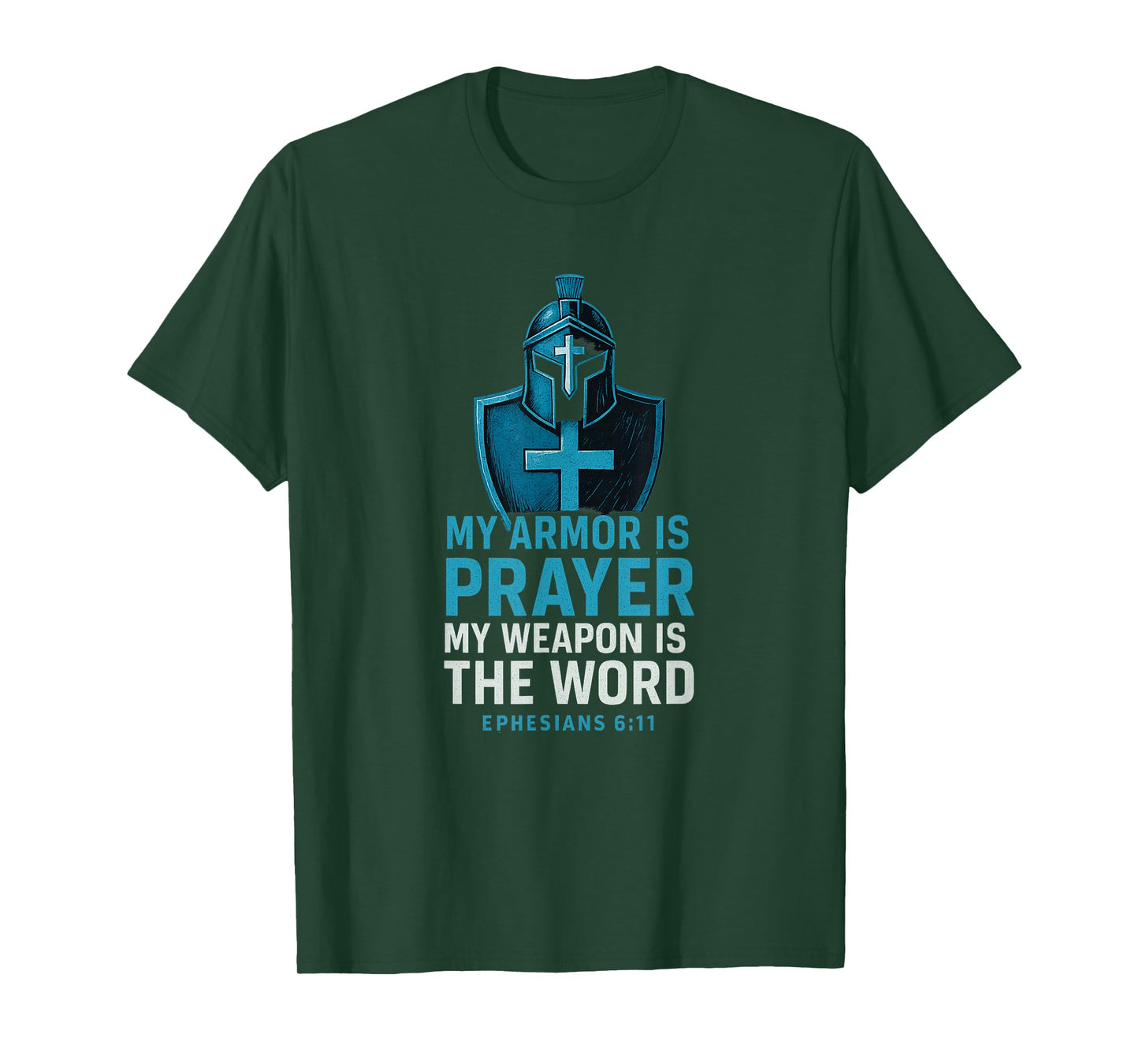 Armor of God. Spiritual Warfare Christian. Ephesians 6:11 T-Shirt
