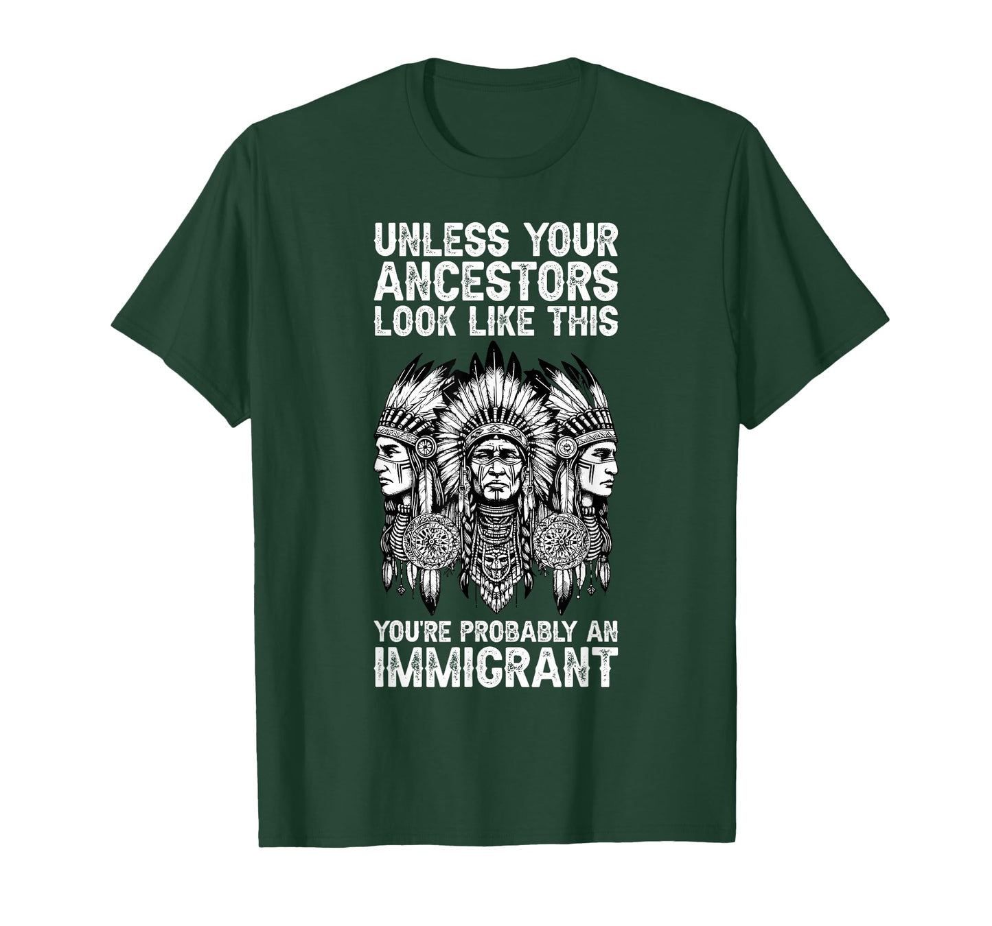 Indian Native American Clothing You're Probably An Immigrant T-Shirt