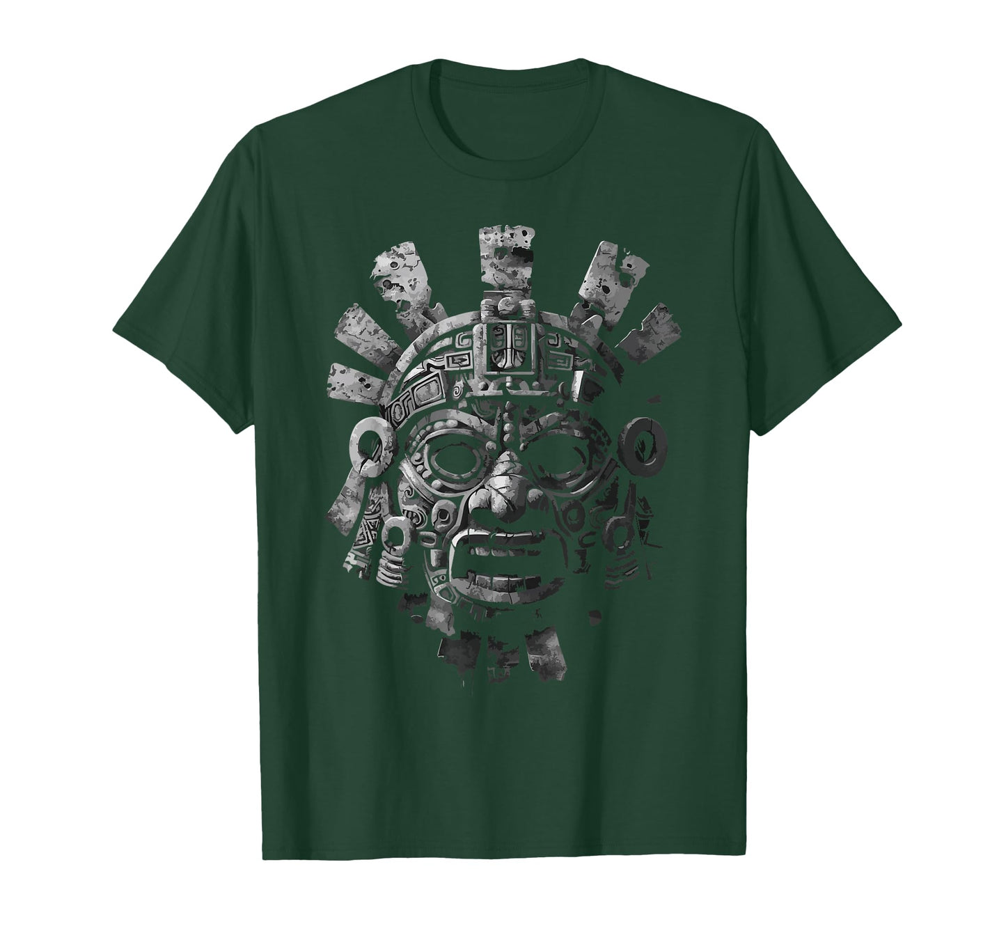 Aztec God Aztec Culture Mayan Indigenous Tlaloc Statue T-Shirt
