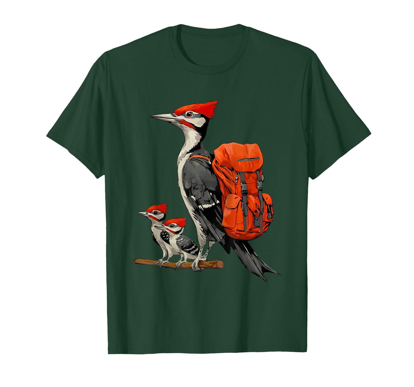pileated Woodpecker Hiking Trails T-Shirt