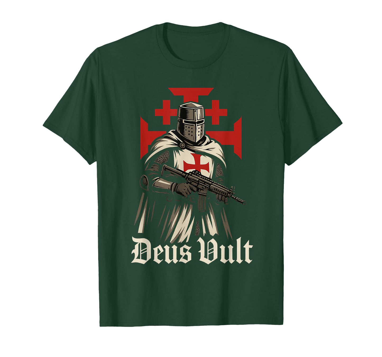 Deus Vult Templar Knight - Soldier of Christ T-Shirt