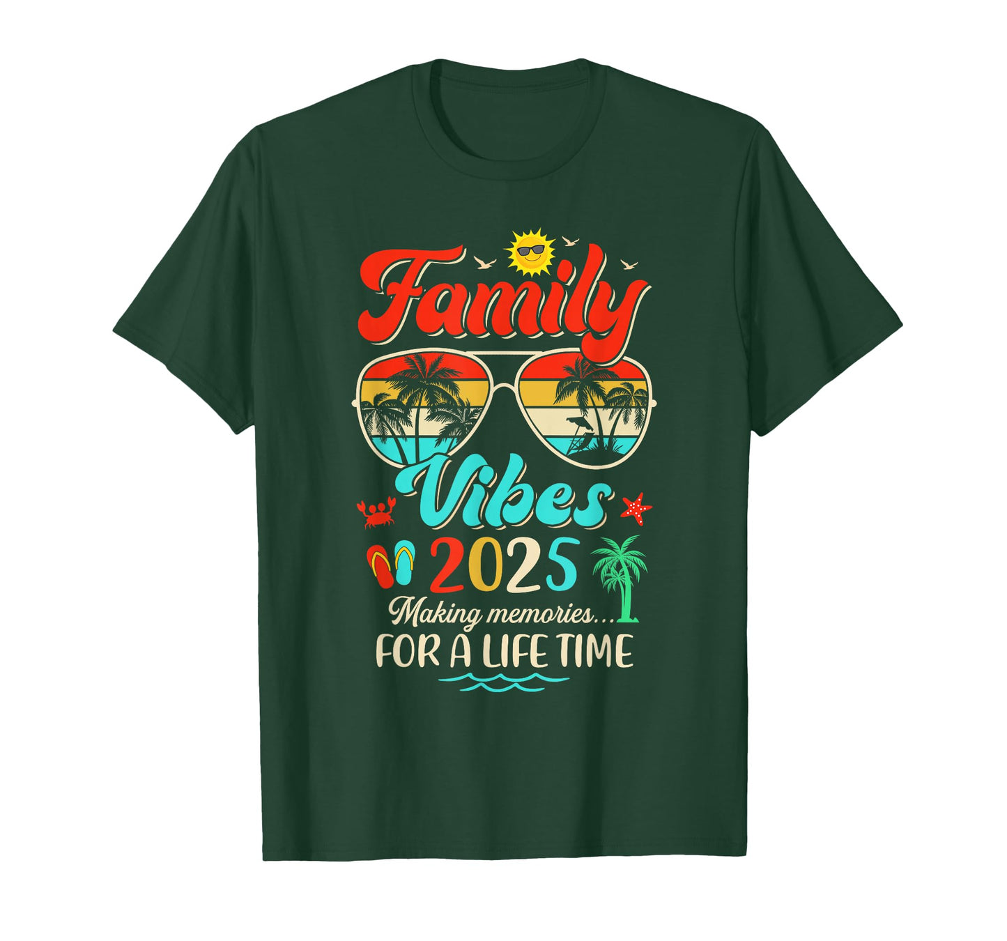 Funny Matching Family Reunion 2025 Making Memories T-Shirt