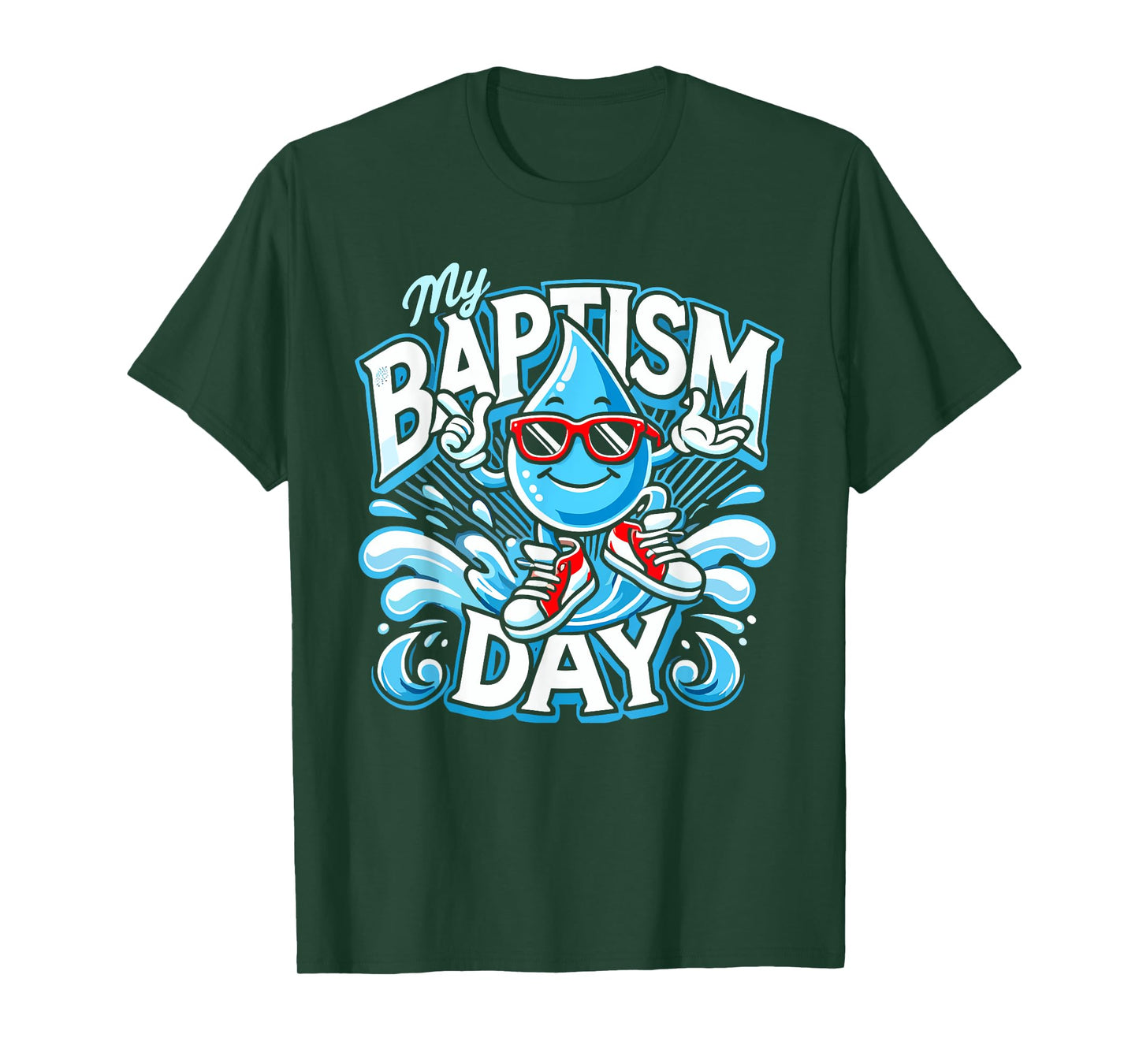Baptism Dabbing Shirt Christian Shirts God Baptism Baptised T-Shirt