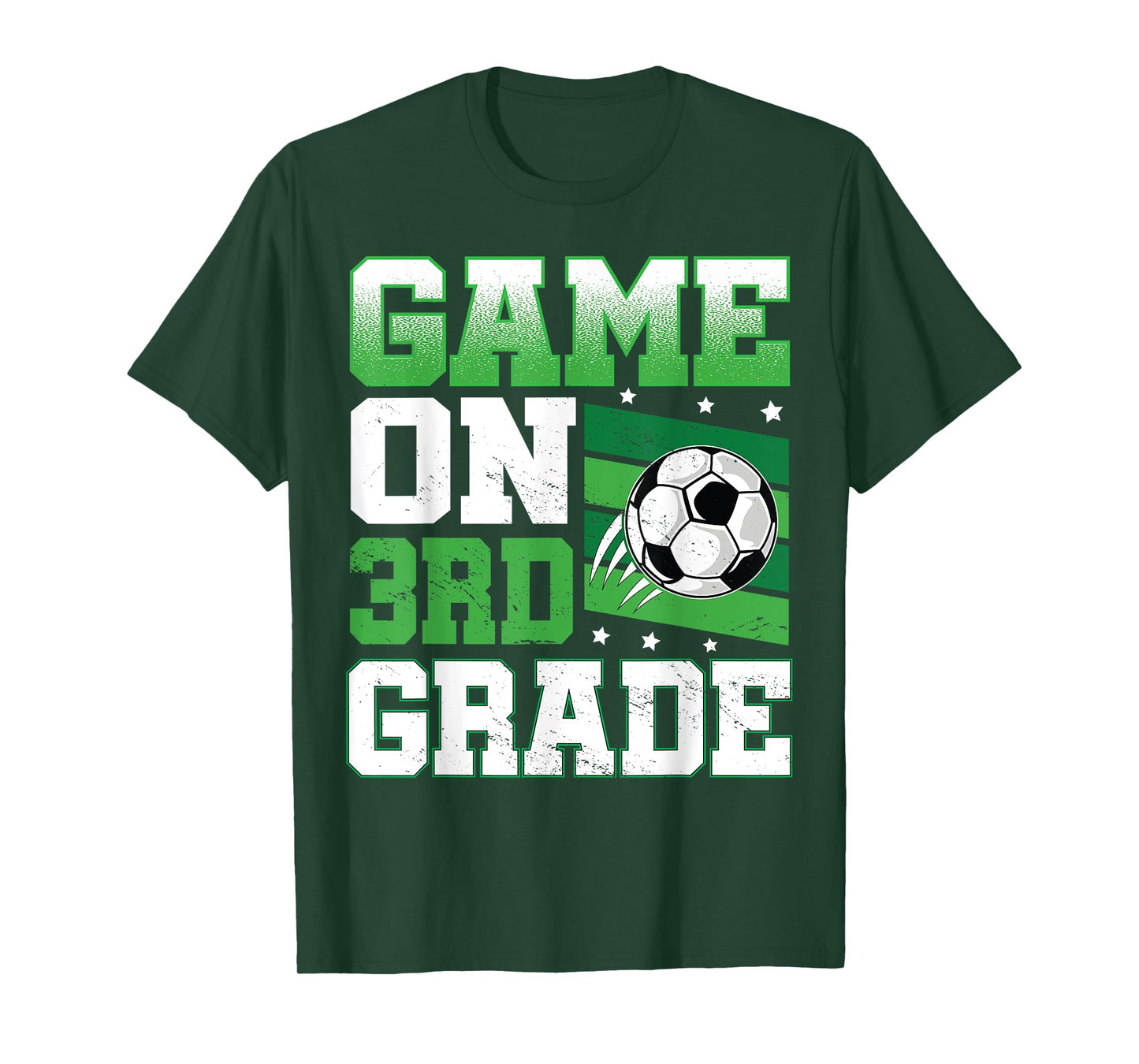Soccer Game On 3rd Grade Back To School Cute Sports Boys T-Shirt