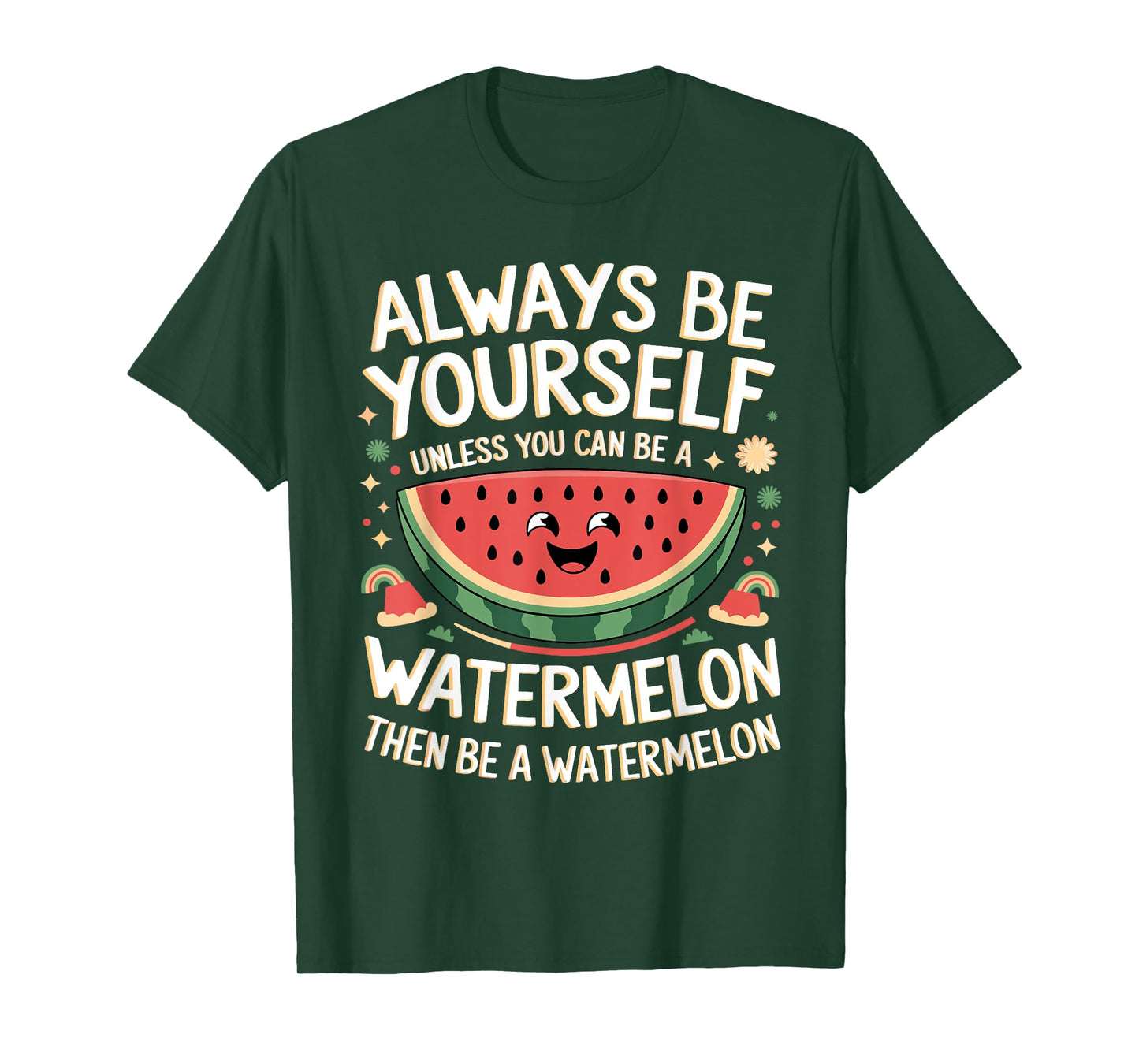 Cute Watermelon Funny Saying Watermelons Fruit Lovers Jokes T-Shirt