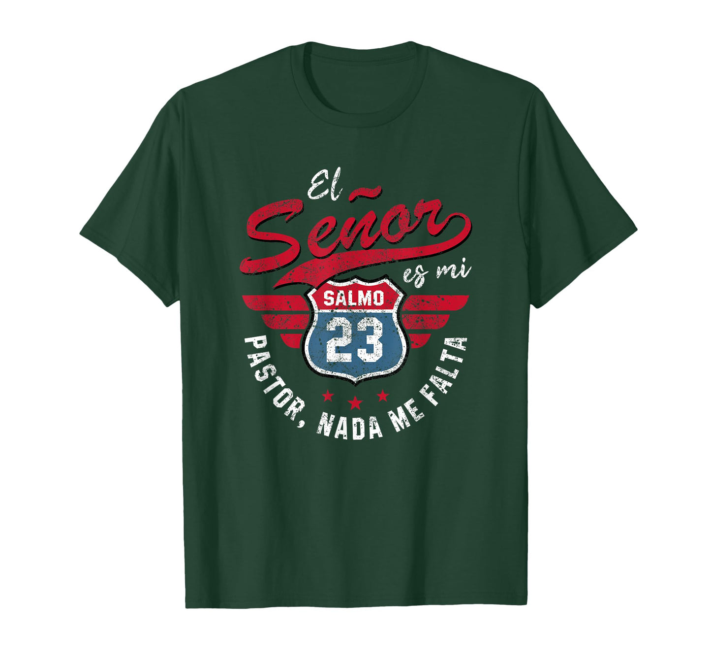 Salmo 23 El Señor Es Mi Pastor Preacher Christian T-Shirt