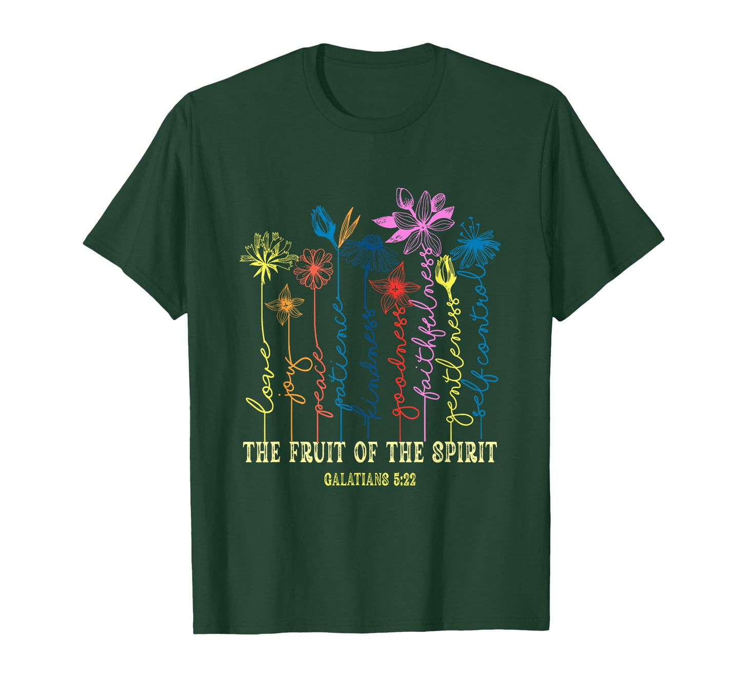 The Fruit Of The Spirit Bible Verse Christian For Women T-Shirt