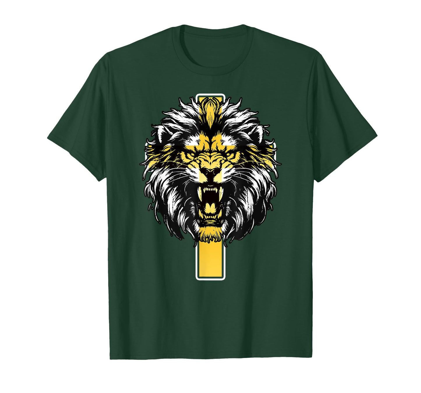 Lion Jesus Cross God Bless I Can Do All Thing Through Christ T-Shirt