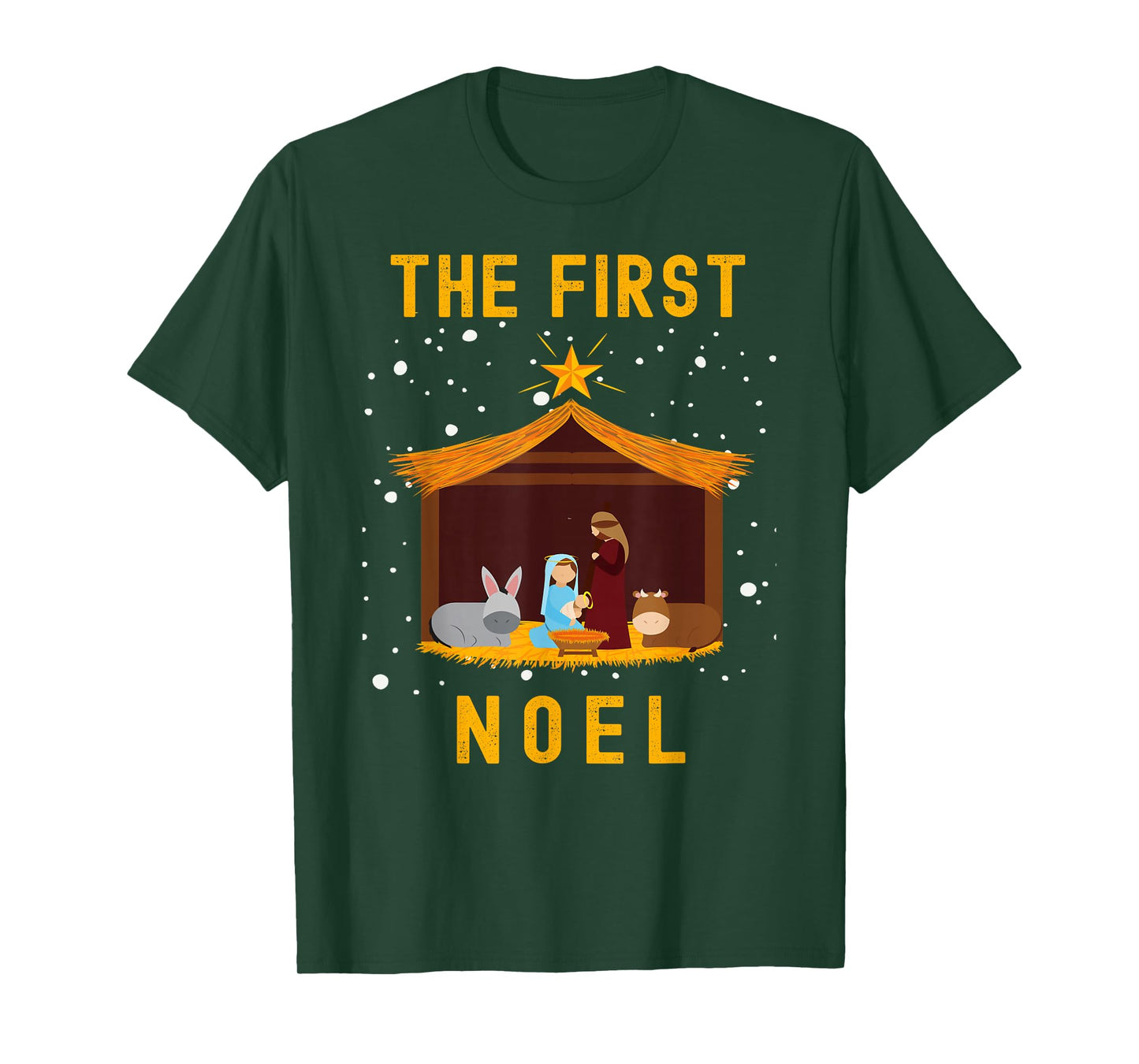 Christian Christmas The First Noel Celebrate The Nativity T-Shirt