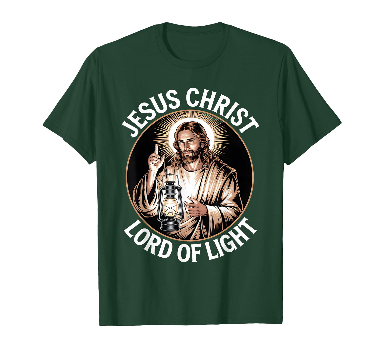 Jesus Christ Lord of Light Christian Motivation Worship T-Shirt