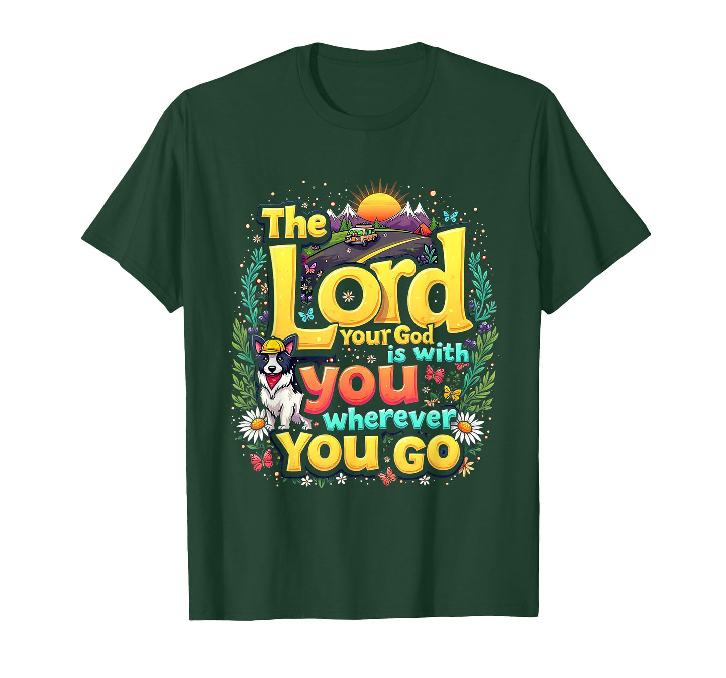True North Road Trip The Lord Your God Christian VBS 2025 T-Shirt