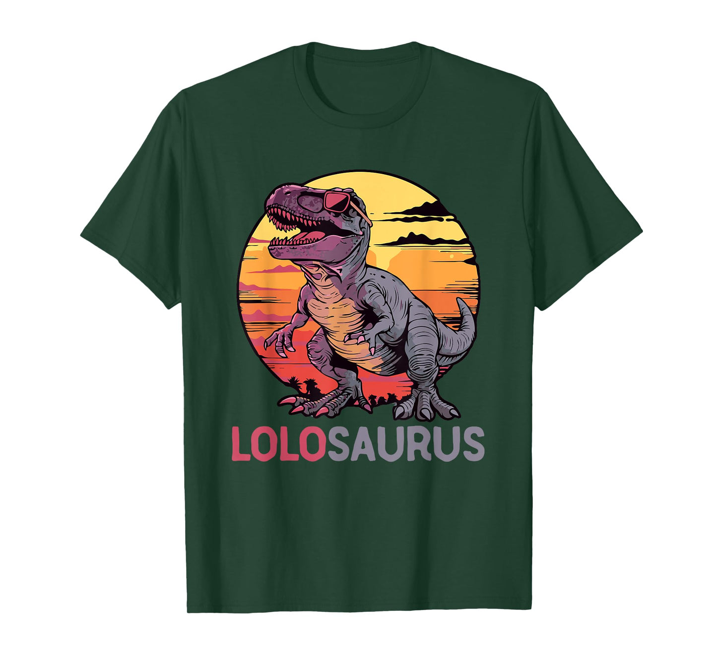 LoloSaurus Dino Dinosaur Lolo-Saurus T-Rex Funny Trex T-Shirt