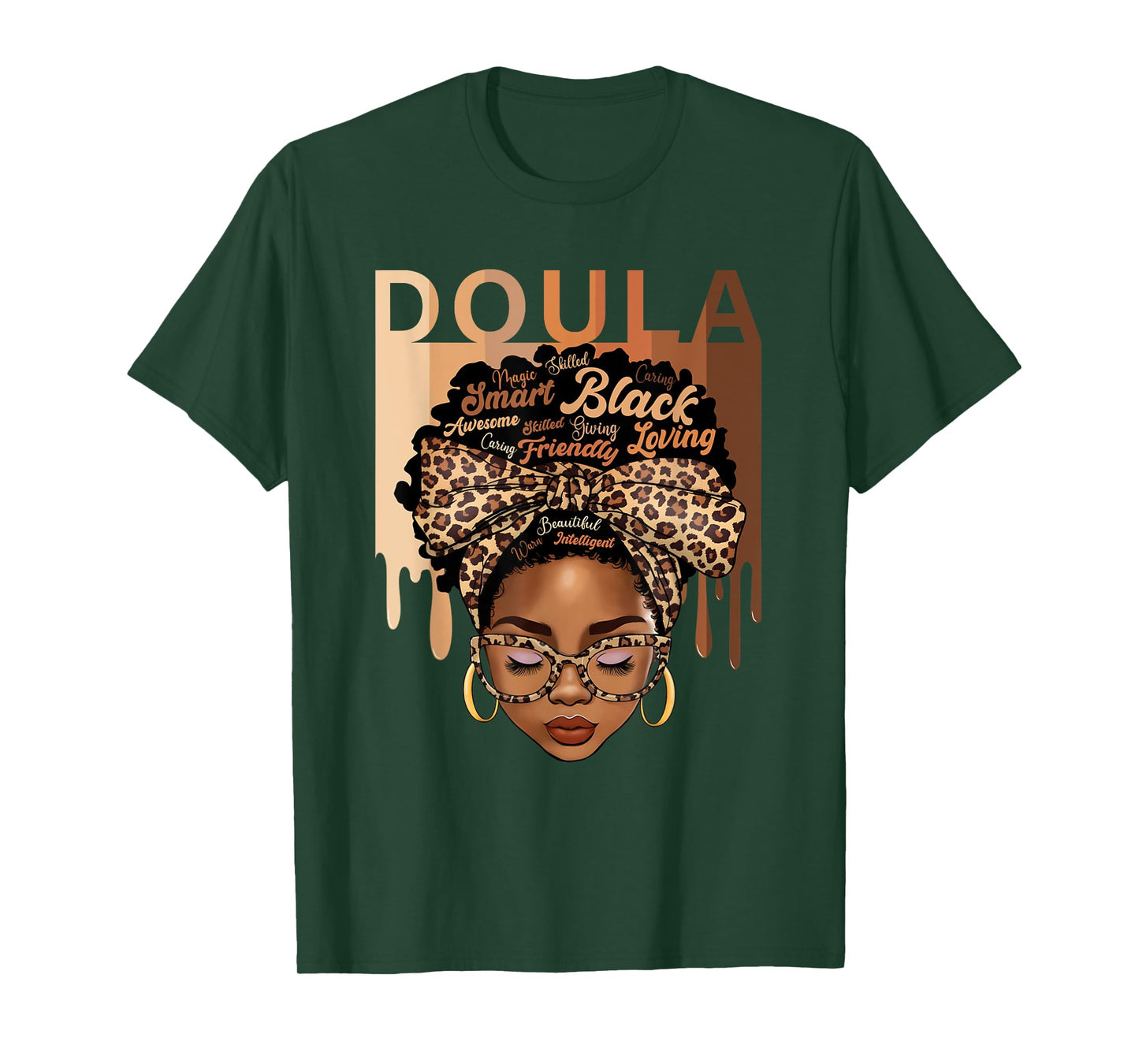 Doula Appreciation Birth Doula Postpartum Dope black Doula T-Shirt